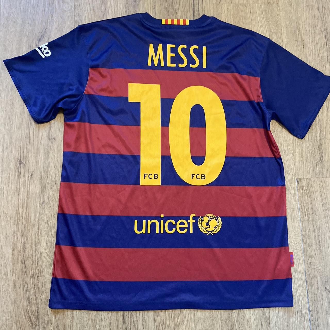 Other 2014-15 FC Barcelona *10 Messi Football Shirt Home Size US L / EU 52-54 / 3 - 1 Thumbnail