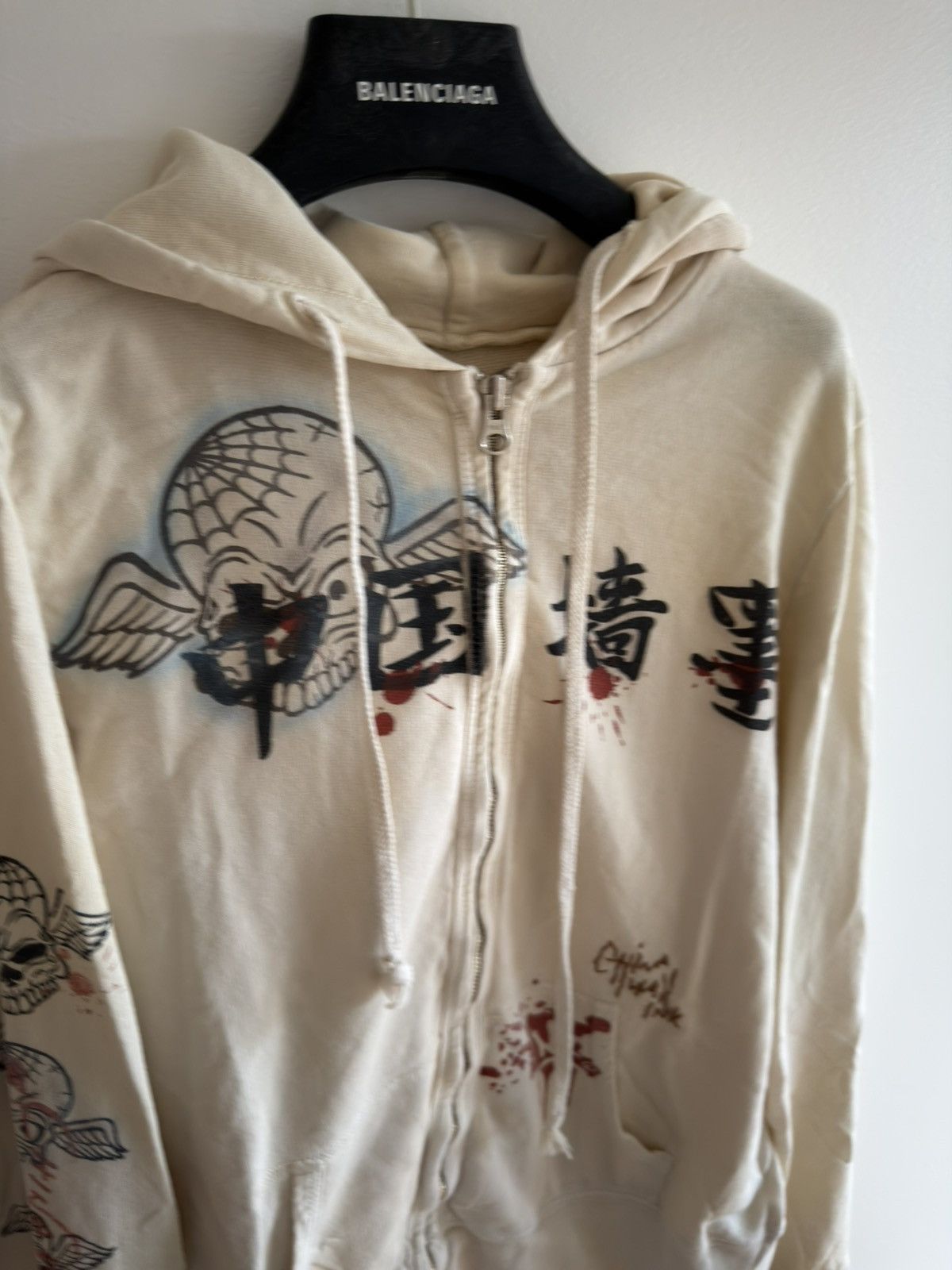The Great China Wall *RARE* 90s VINTAGE THE GREAT CHINA WALL TGCW HOODIE INK LA Size L / US 10 / IT 46 - 3 Thumbnail