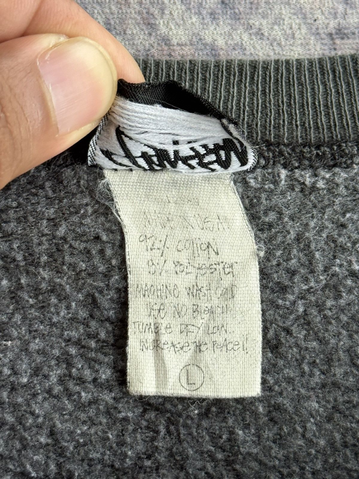 Stussy XX Vintage Stussy 80s Stickman Embroidered Crewneck Size US L / EU 52-54 / 3 - 9 Thumbnail