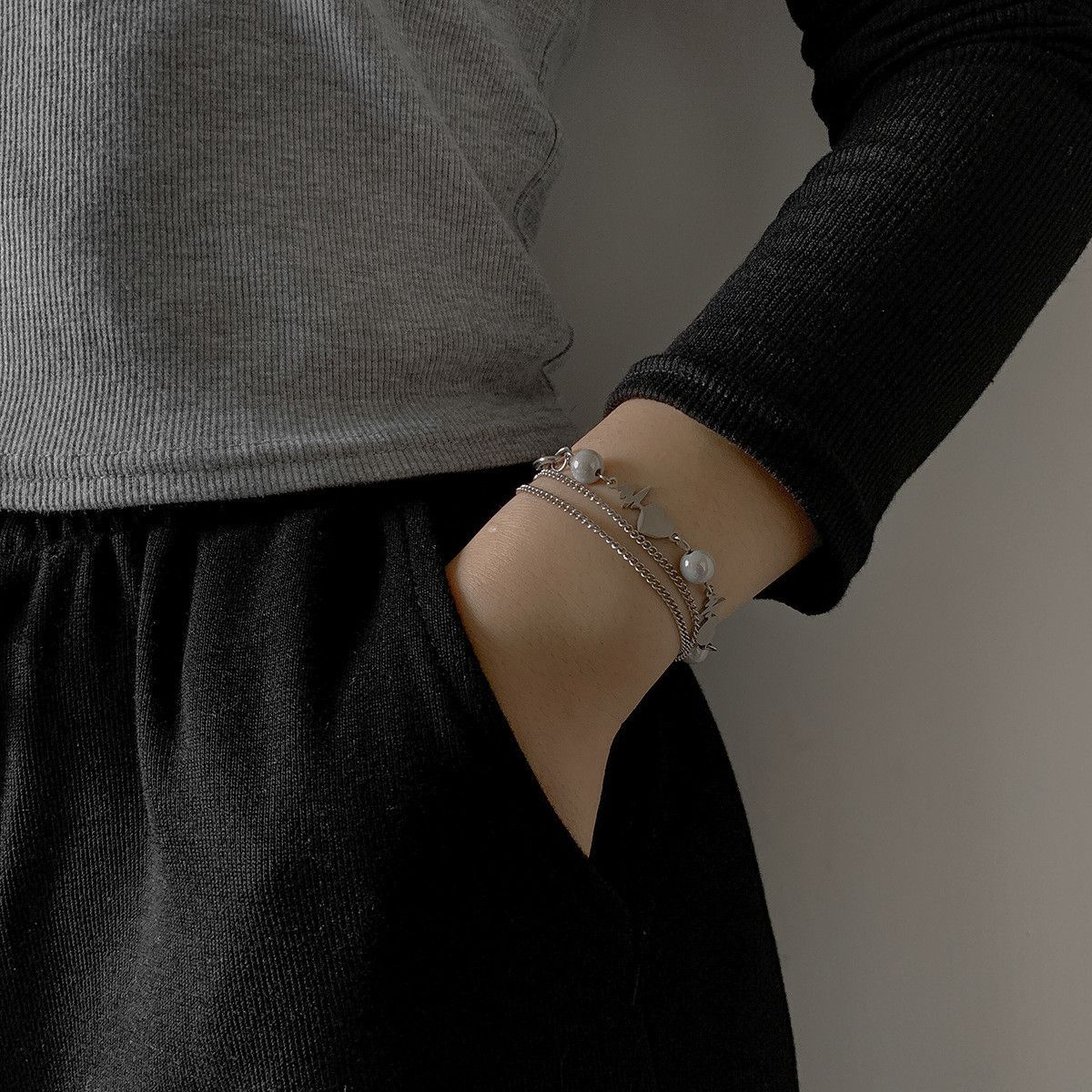 Jewelry New Trend Bracelet Y2K Punk Chain Gotch Bracelets Chains Size ONE SIZE - 2 Thumbnail