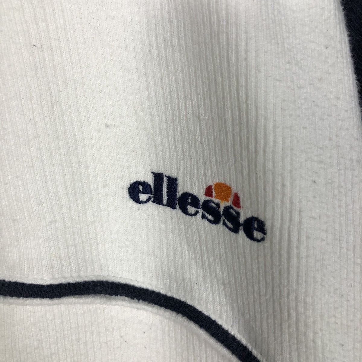Japanese Brand × Vintage 📌Vintage Sweatshirt Half Zipper Ellesse Big Logo Size US S / EU 44-46 / 1 - 14 Thumbnail