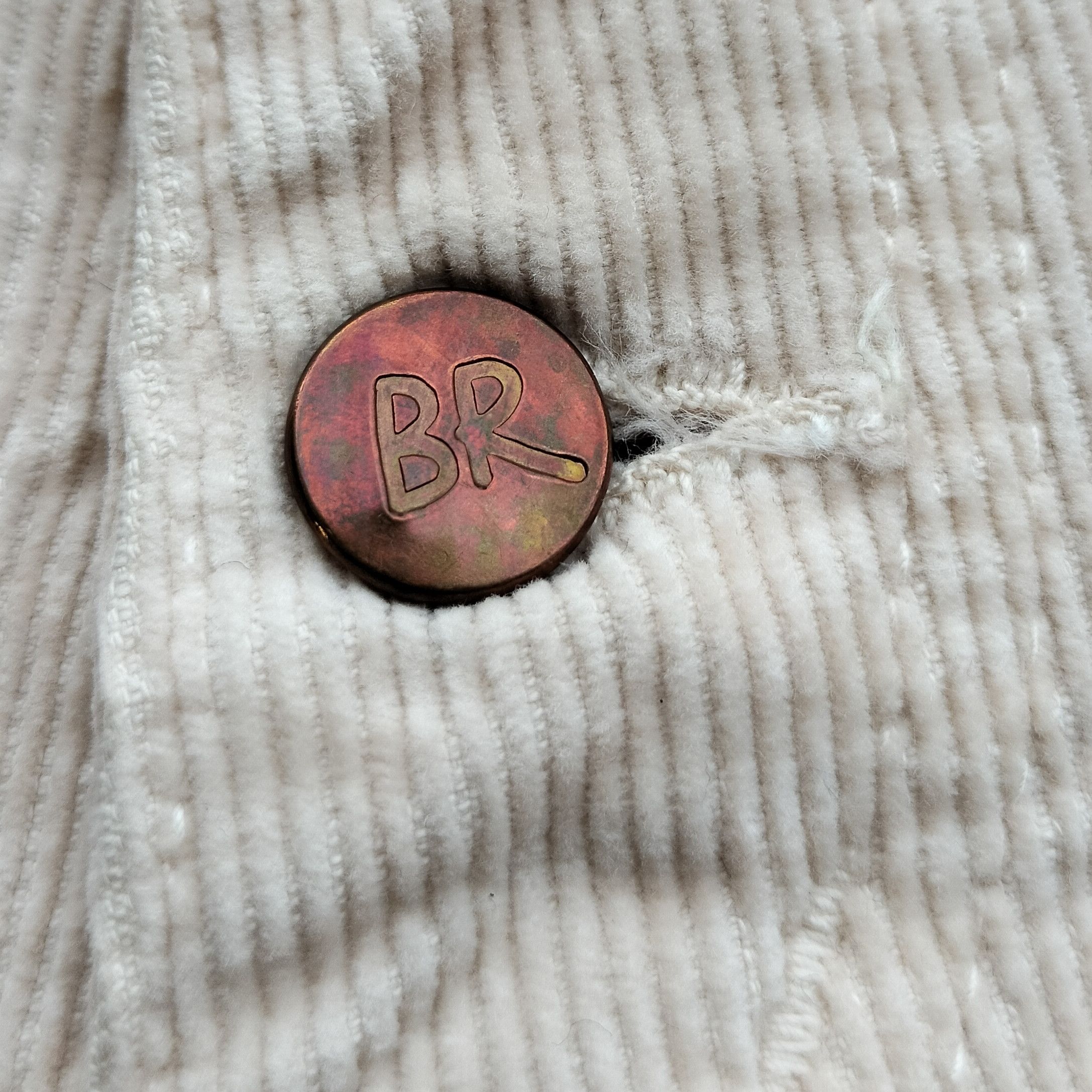Vintage Vintage BR front pocket flare corduroy pants Size 27" / US 4 / IT 40 - 6 Thumbnail