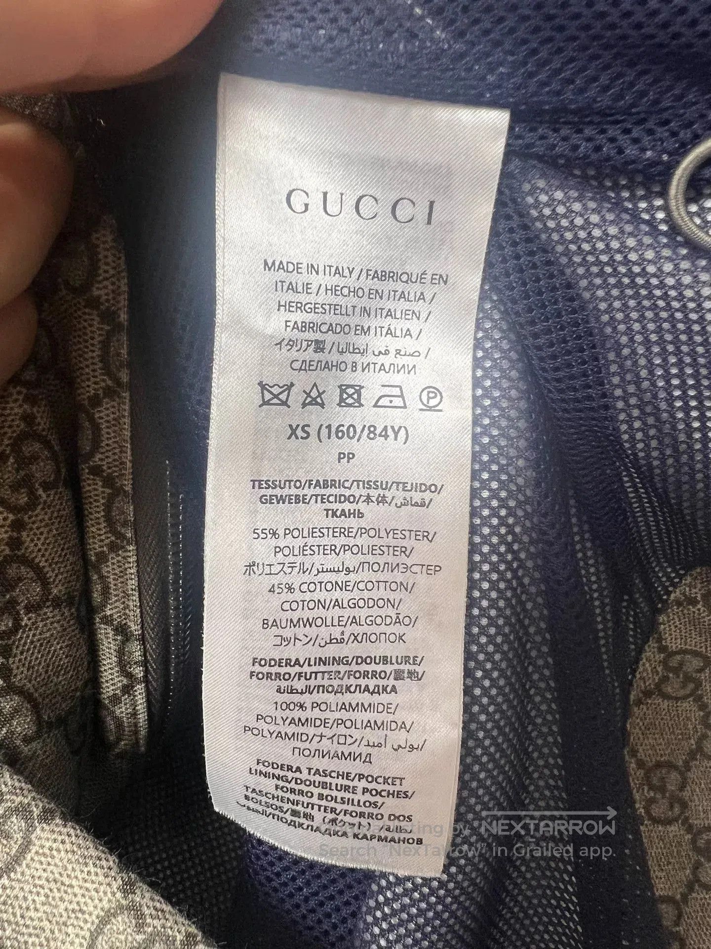 Gucci GUCCI SS24 Logo Stripe Hooded Jacket. Size XS / US 0-2 / IT 36-38 - 6 Thumbnail