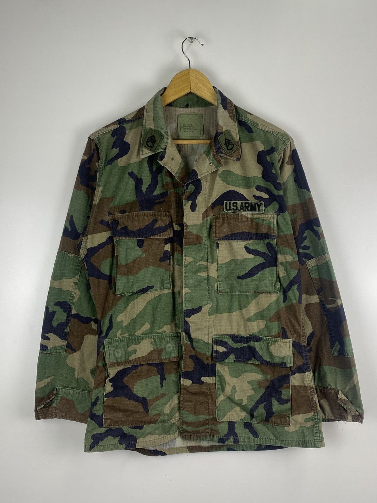 US Army M81 Woodland Camouflage BDU Jacket Small Regular