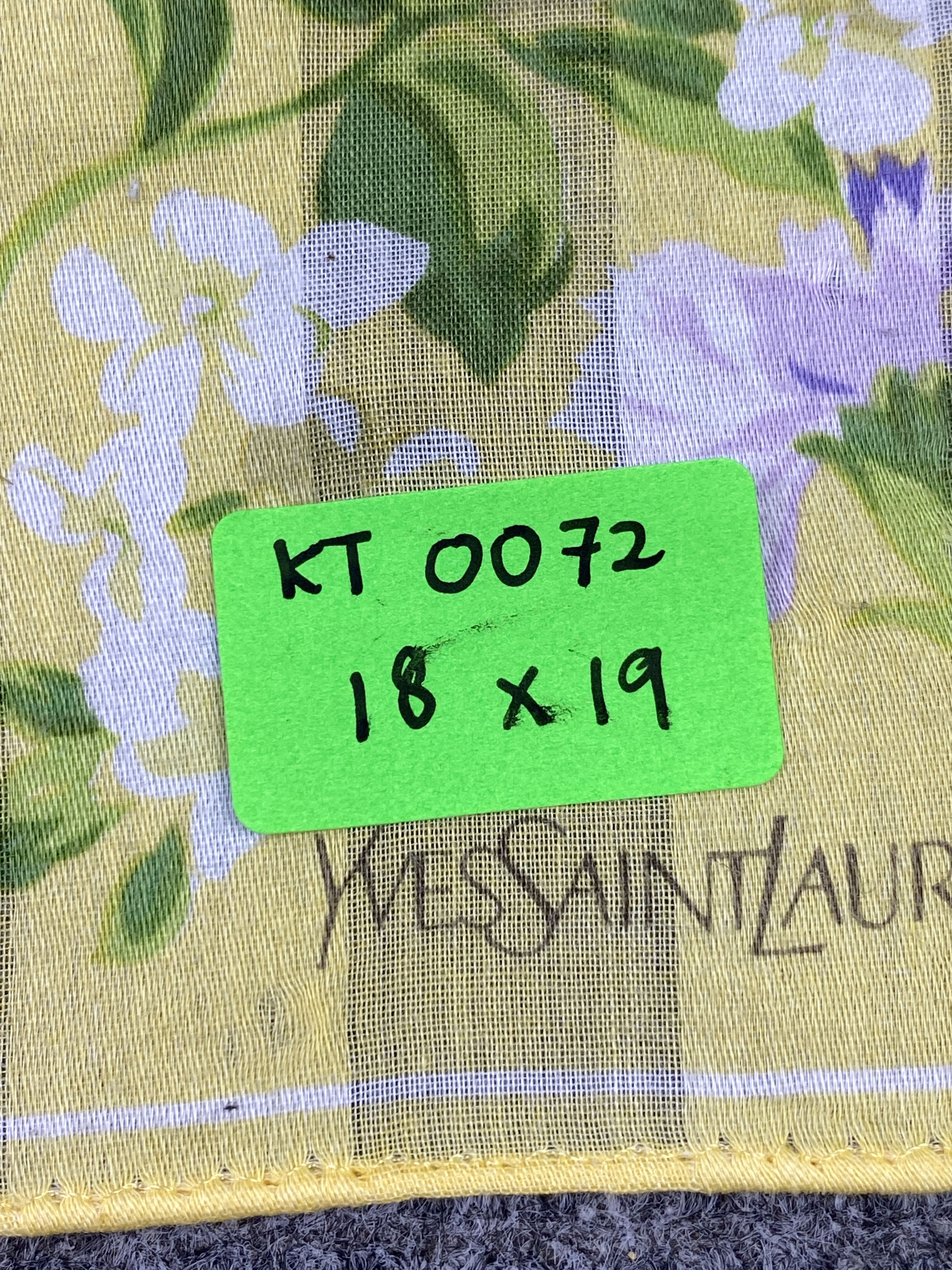 Yves Saint Laurent Vintage Yves Saint Laurent Handkerchief KT0072 Size ONE SIZE - 8 Thumbnail
