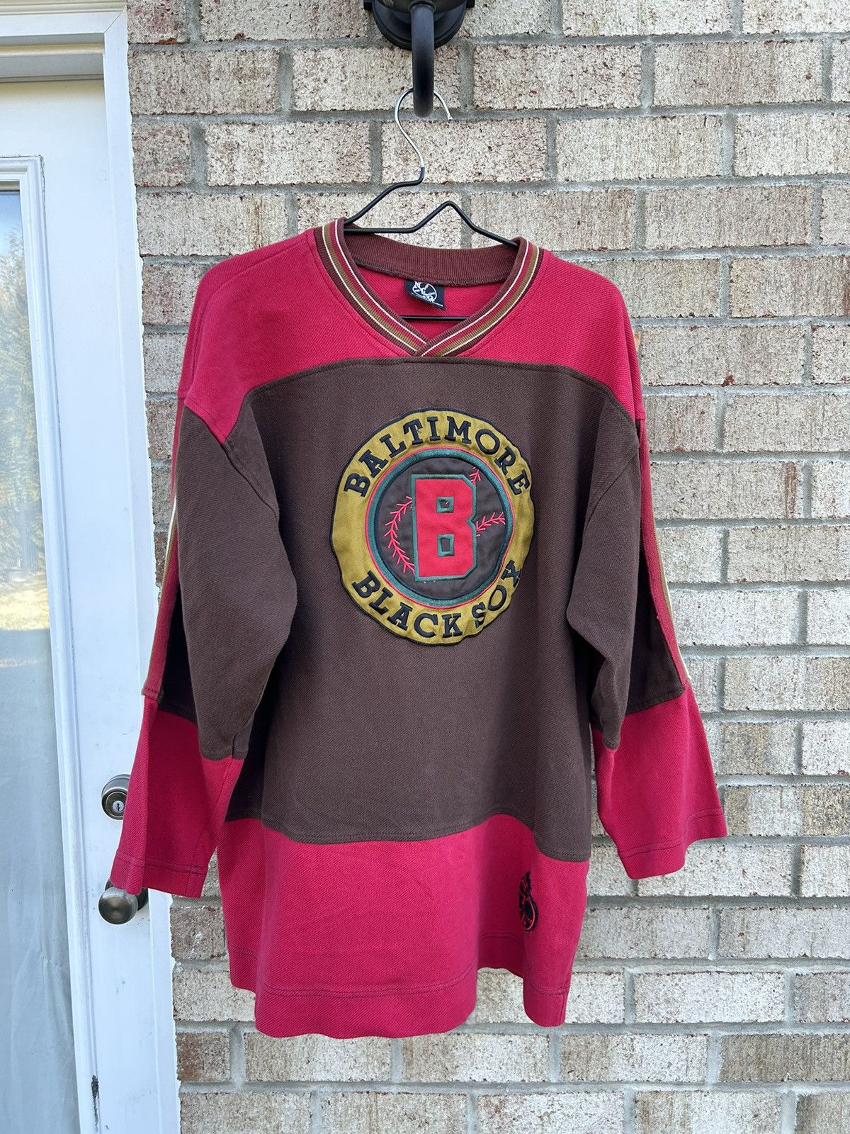 Authentic Negro Leagues × Vintage Negro League Baltimore Baseball Jersey Size US L / EU 52-54 / 3 - 1 Thumbnail