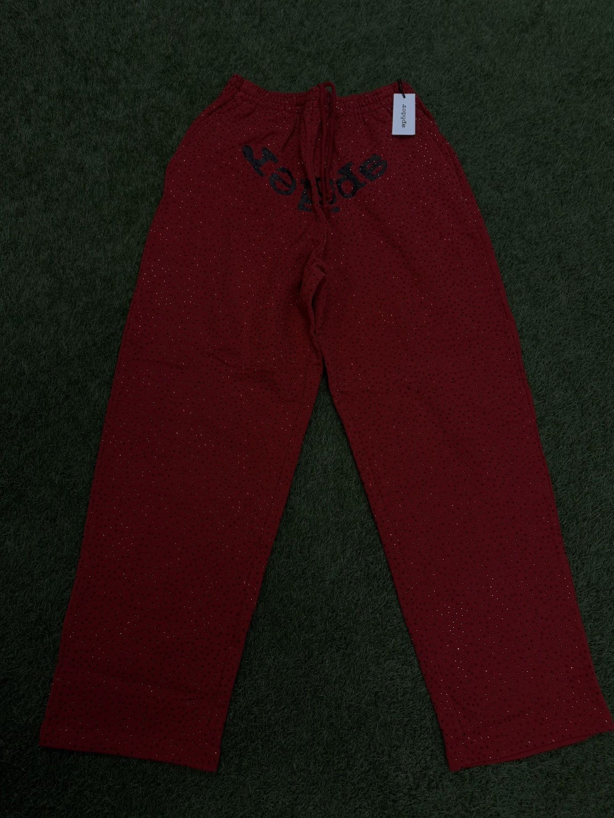 Sp5der Sp5der Worldwide VVS Stone Crystal Sweatpants M (NEW) Size US 31 - 4 Thumbnail