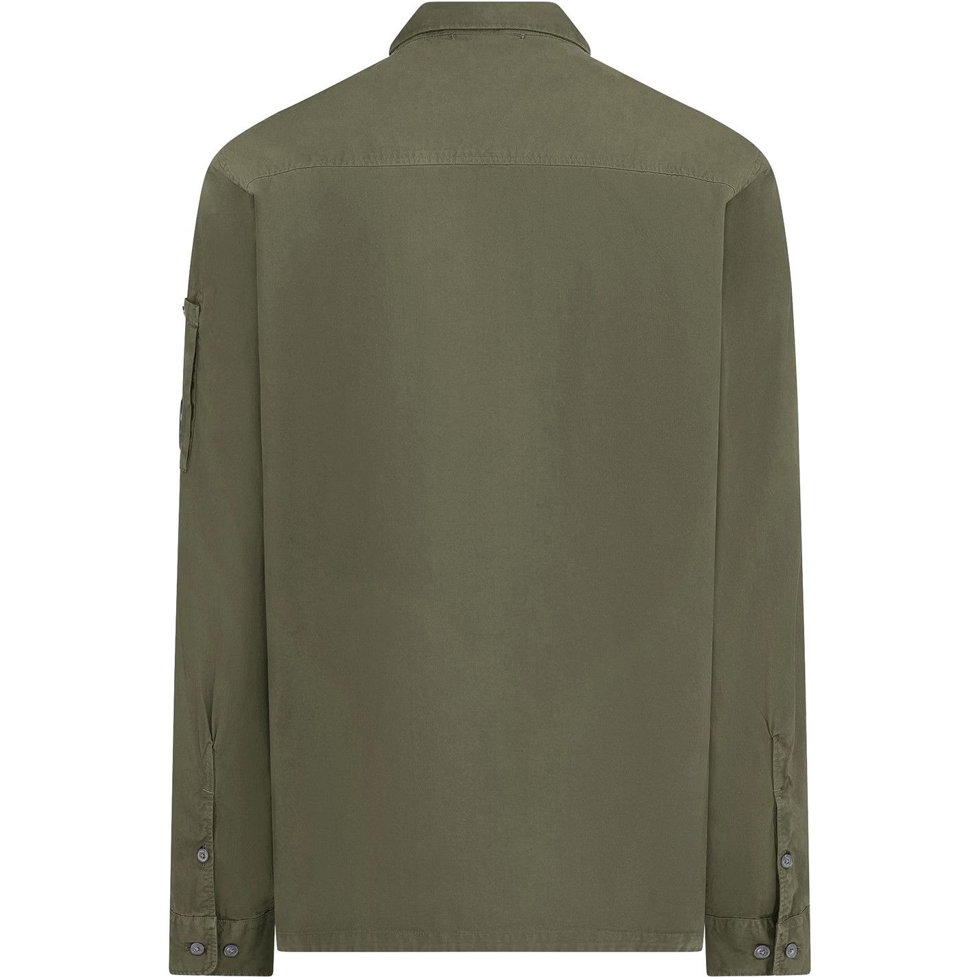 C.P. Company o1g2r1mq0426 Gabardine Lens Long Sleeve Overshirt in Green Size US XXL / EU 58 / 5 - 2 Thumbnail