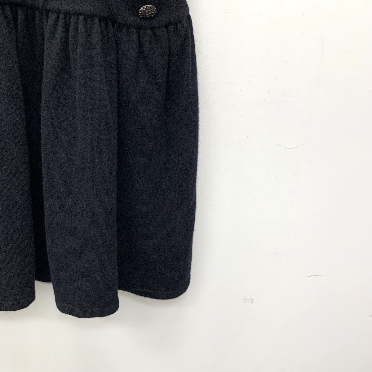Chanel Chanel Black Logo Silver Label Wool Short Sleeve Knit Dress Size XS / US 0-2 / IT 36-38 - 5 Thumbnail