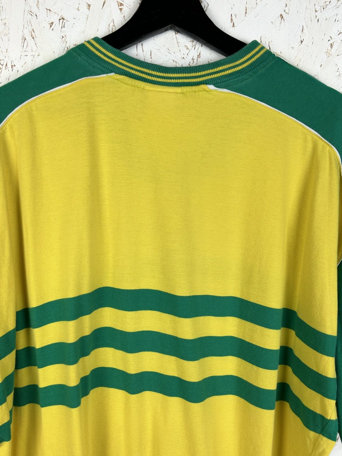 Other 90s Vintage Adidas FC Nantes Football Soccer T-Shirt Yellow Size US XL / EU 56 / 4 - 6 Thumbnail