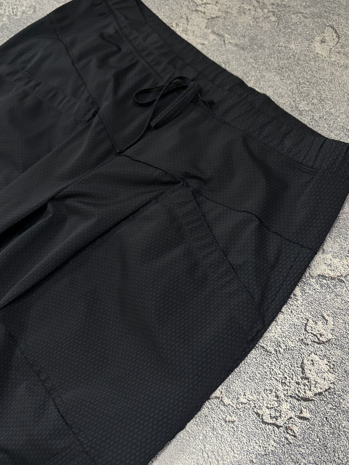Marithe + Francois Girbaud Marithe Francois Girbaud Black Drawstring Tech Pants FR40 Size 28" / US 6 / IT 42 - 7 Thumbnail