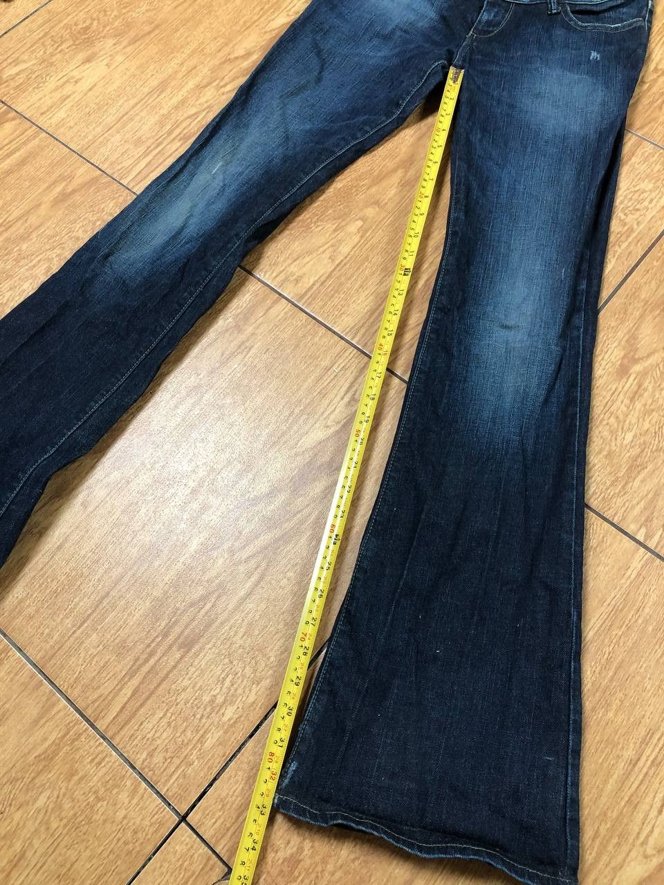 Japanese Brand Dirty Painted Distressed Thrashed Faded Baggy Jeans Y2K Size US 28 / EU 44 - 13 Thumbnail