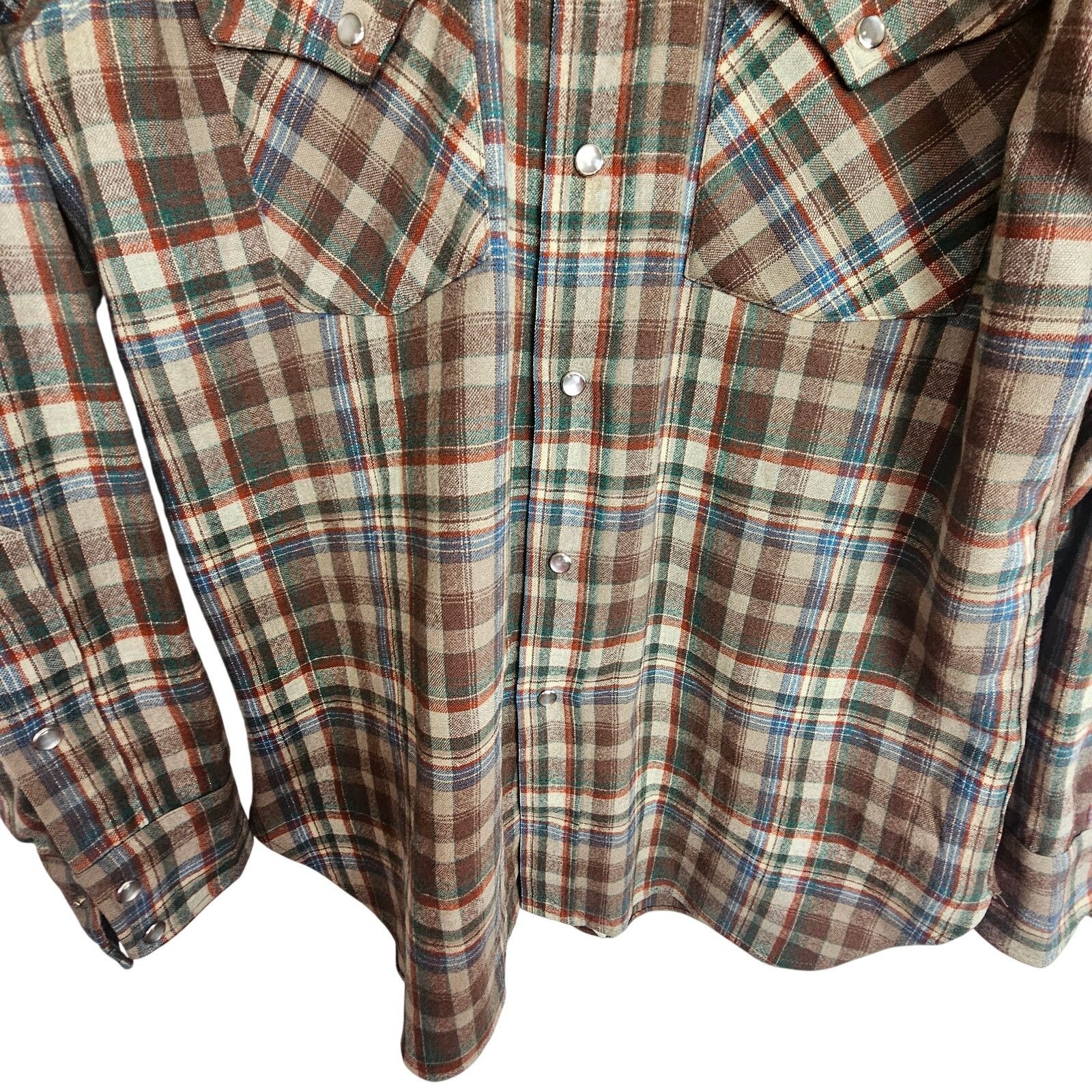 Pendleton Vintage Pendleton Mens High Grade Western Wear Wool Flannel Size US L / EU 52-54 / 3 - 3 Thumbnail