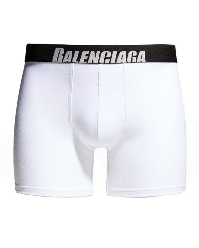 Balenciaga o1bcso1str1024 Size: S / Boxer Briefs in White/Black Size ONE SIZE - 3 Thumbnail