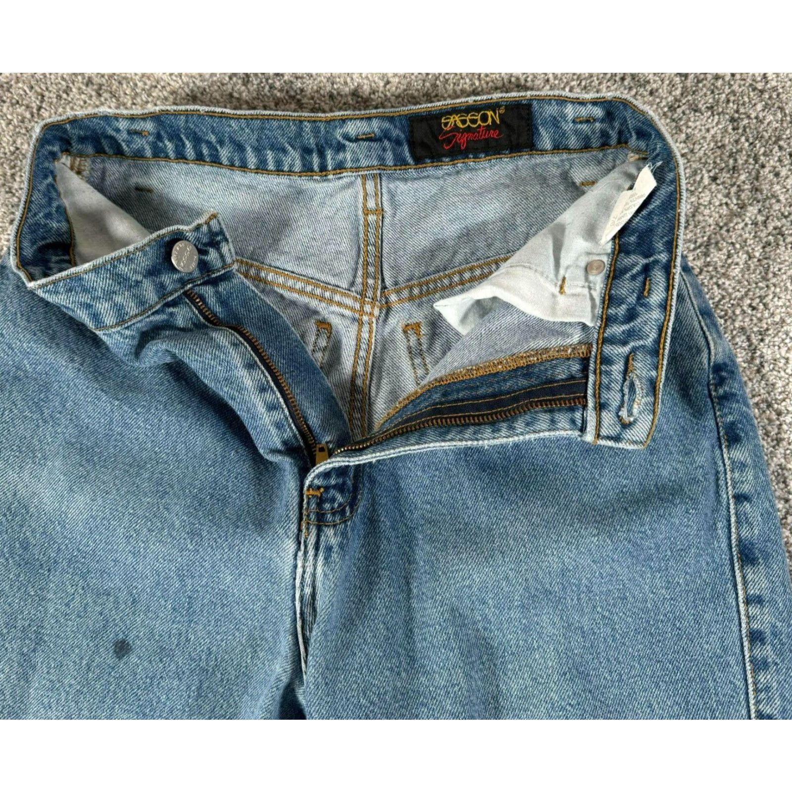 Vintage Sasson Jeans Womens 7/8 High Rise Tapered Streetwear 90s Vintage Size 28" / US 6 / IT 42 - 3 Thumbnail