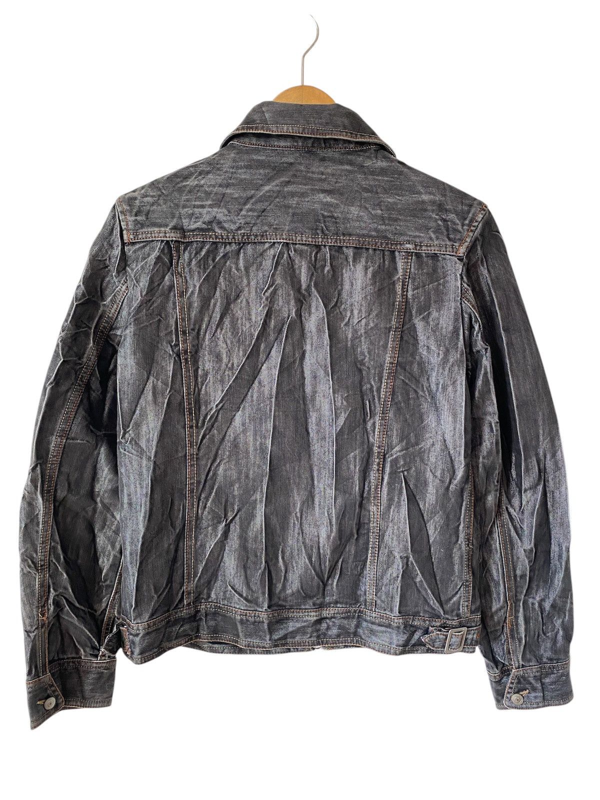 If Six Was Nine × Japanese Brand × semanticdesign Semantic Design Trucker Jacket Denim Distressed Size US M / EU 48-50 / 2 - 8 Thumbnail