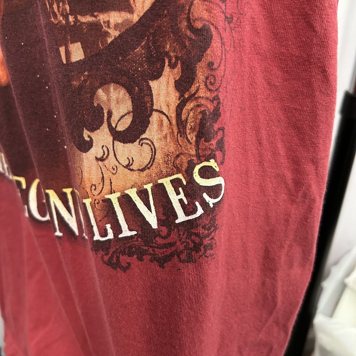 Gildan Gildan George Jones Red Large Graphic Tee Sz Large - "Dannie Size US L / EU 52-54 / 3 - 16 Thumbnail