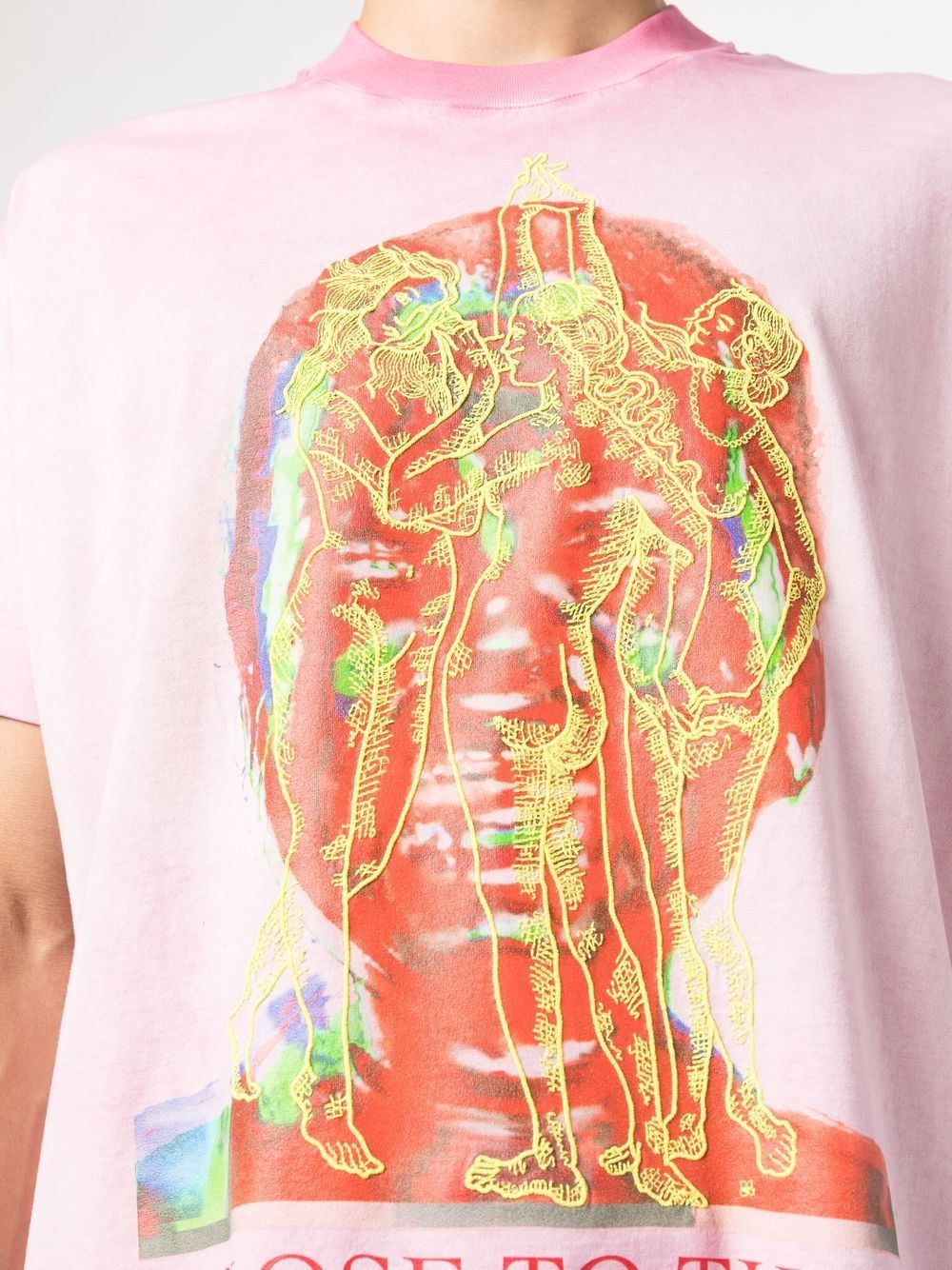 o1y1124 Short Sleeves T-Shirt in Pink