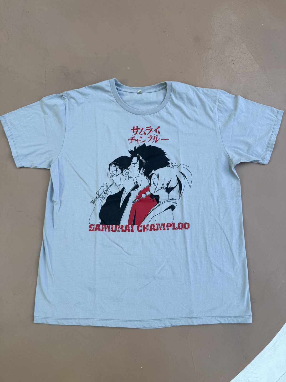 Anime Vintage Samurai Champloo anime tee Size US XXL / EU 58 / 5 - 3 Thumbnail