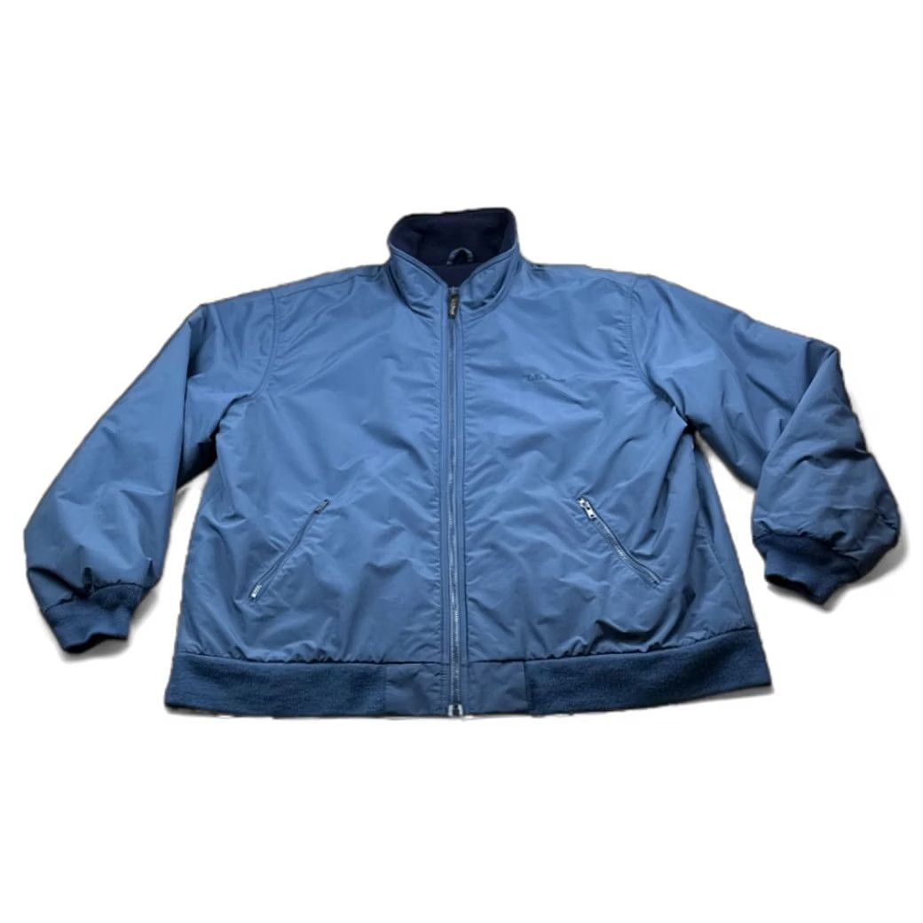 Vintage VINTAGE L.L. Bean Jacket Mens 2XL Blue Heavyweight Nylon Zip Pockets Lined 90s Bomber Coat Size US XXL / EU 58 / 5 - 2 Thumbnail