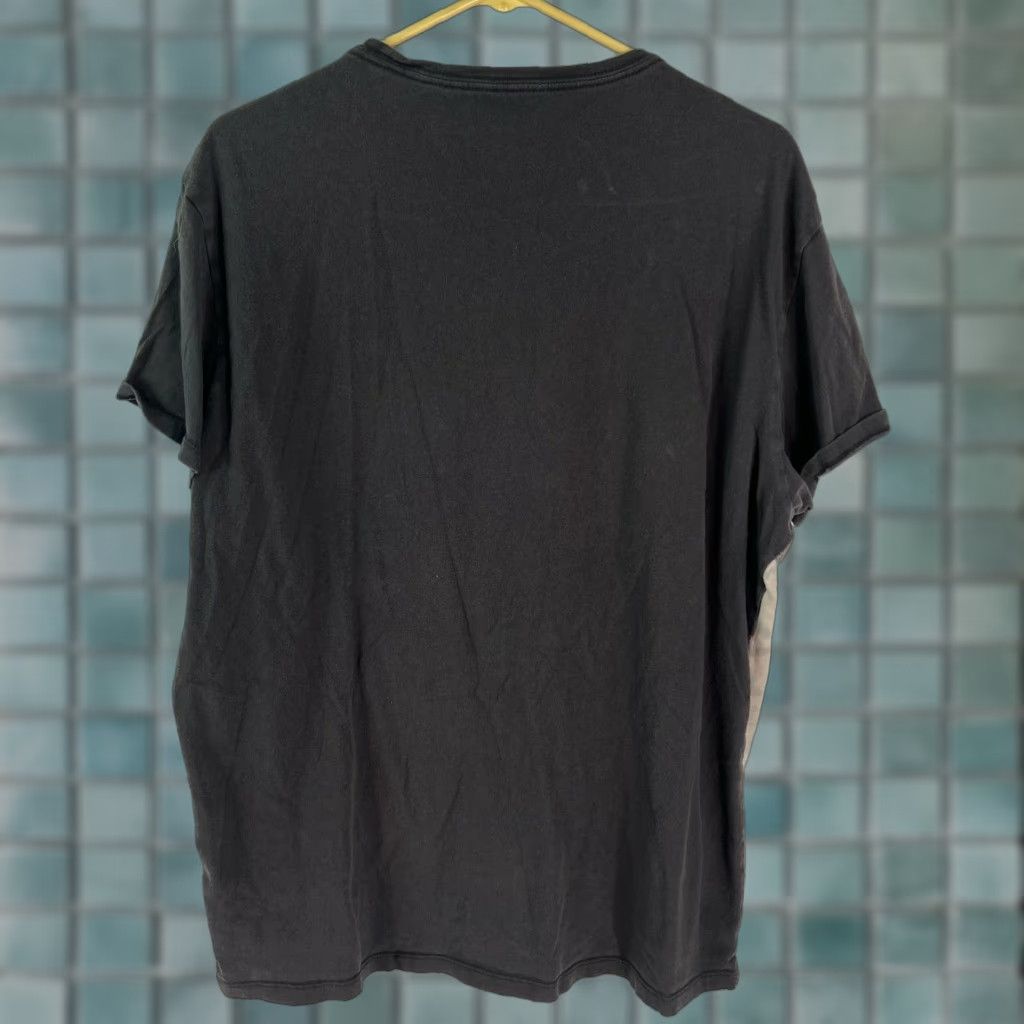 American Eagle Outfitters American Eagle Outfitters Mens T Shirt Core: American Flag Black Slouchy XL Crew Neck Graphic Print, 100% Cotton, Short Sleeve, Pullover, Easy Care Size US XL / EU 56 / 4 - 1 Thumbnail