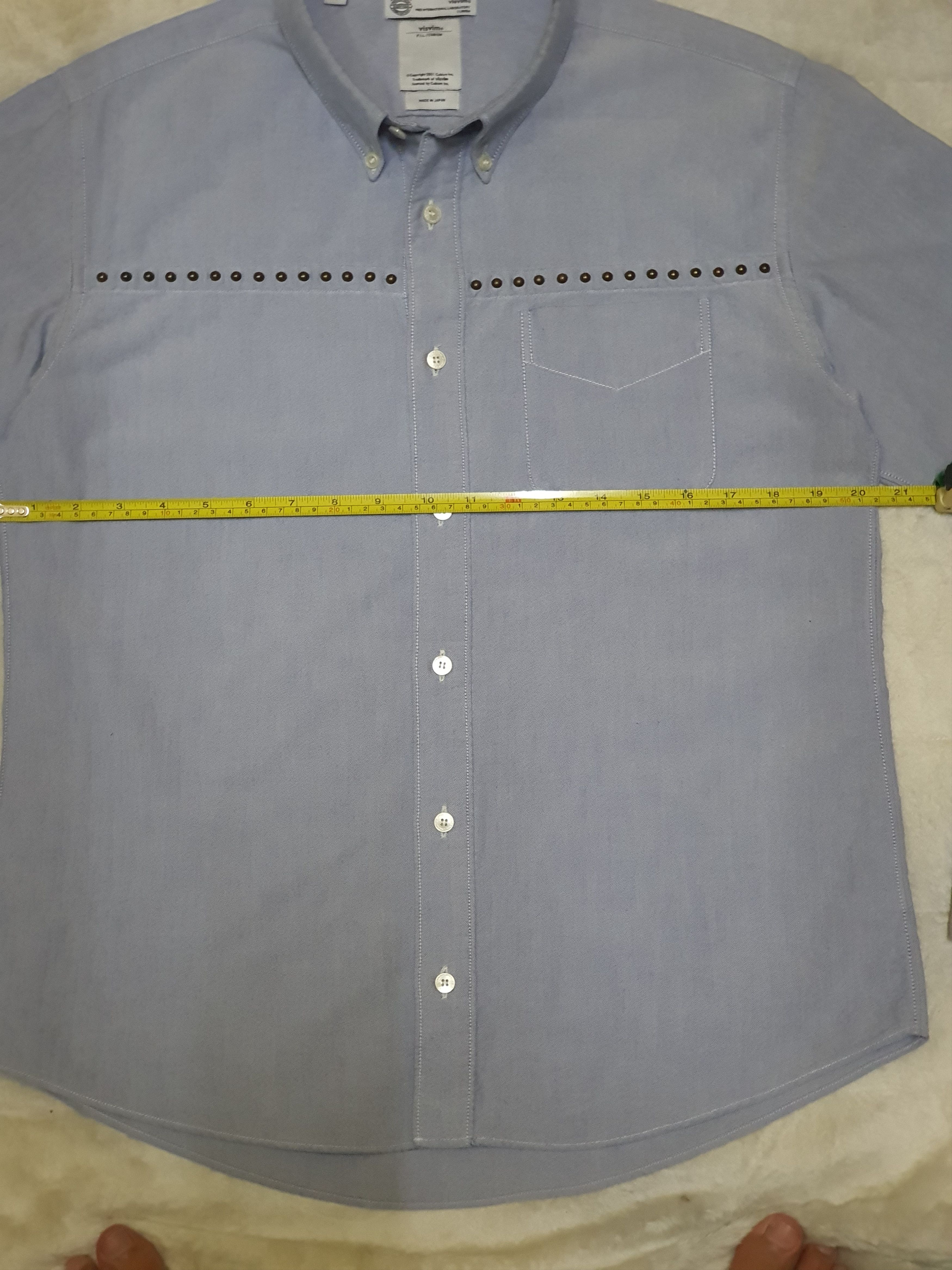 Visvim VISVIM Studded Front Western Oxford Shirt – Size M Size US M / EU 48-50 / 2 - 18 Thumbnail
