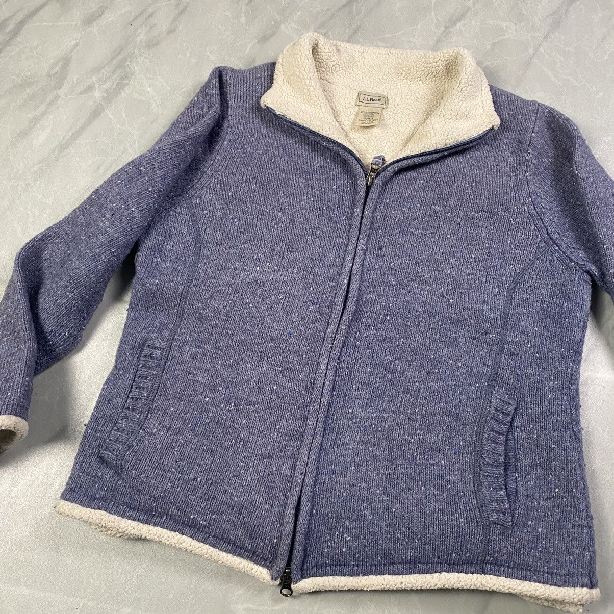 L.L. Bean Vintage LL Bean Wool Knit Zipper Sweaters Jacket Size S / US 4 / IT 40 - 3 Thumbnail