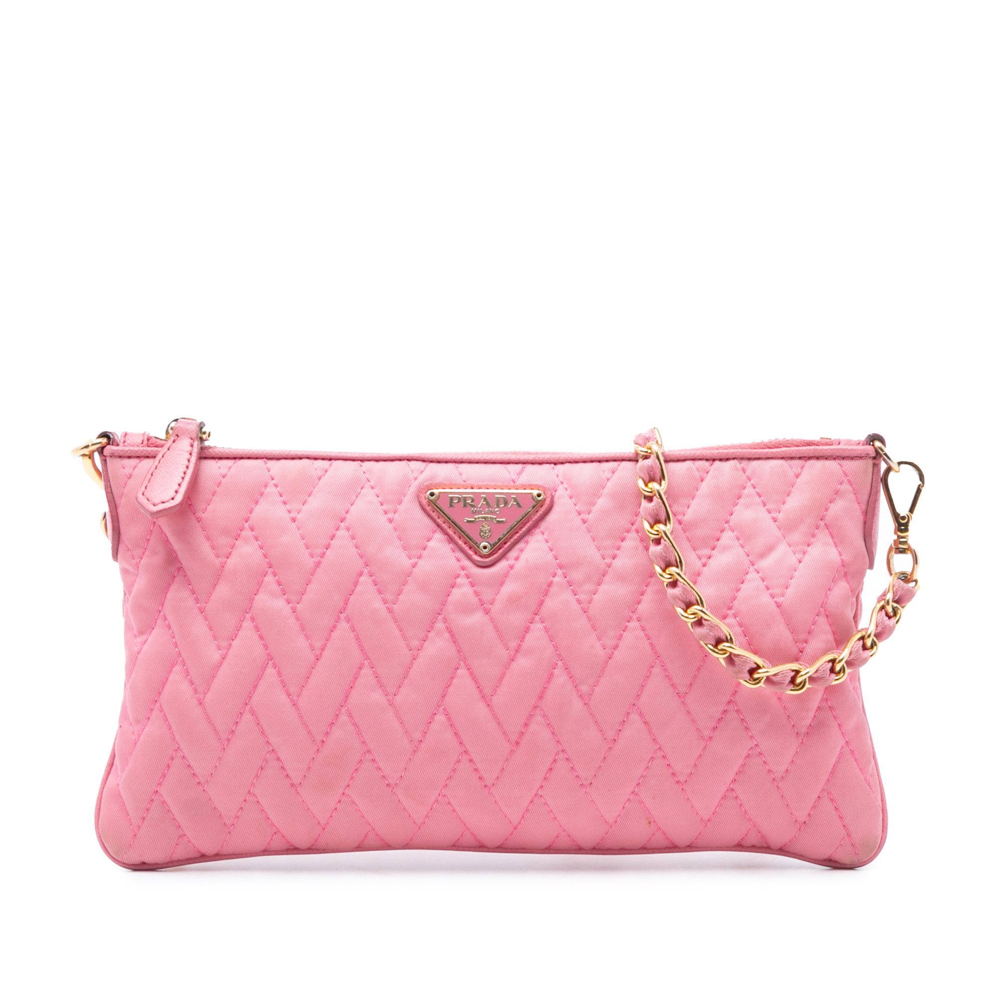 Prada Prada Impuntu Tessuto Chain Crossbody Size ONE SIZE - 1 Thumbnail