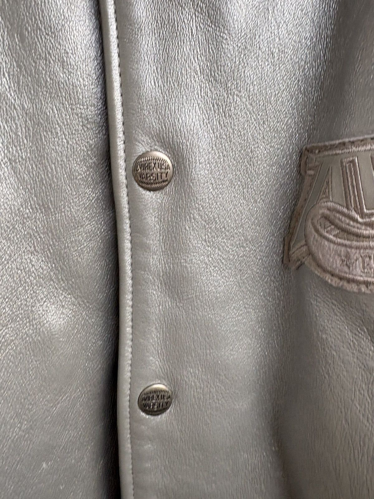 Avirex Avirex leather jacket x vintage varsity x rare USA Size US XXL / EU 58 / 5 - 7 Thumbnail