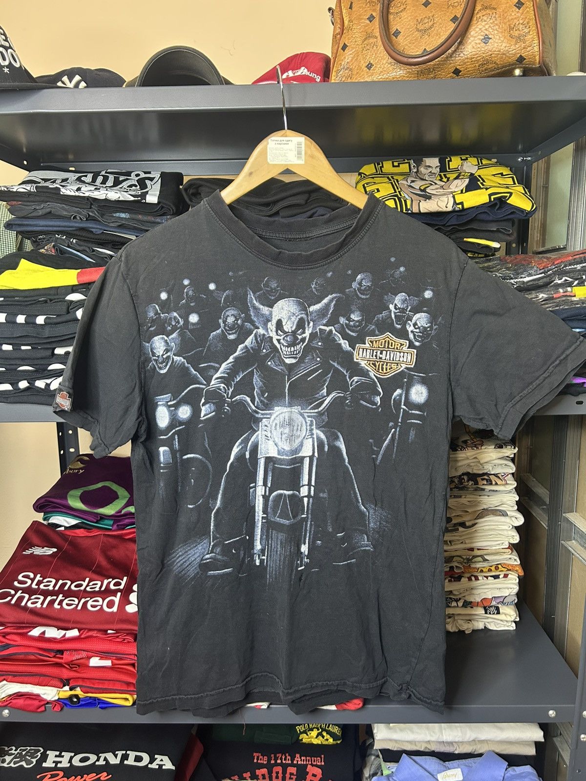 Vintage Vintage Harley-Davidson Evil Clown Biker T-Shirt L Size US L / EU 52-54 / 3 - 1 Thumbnail