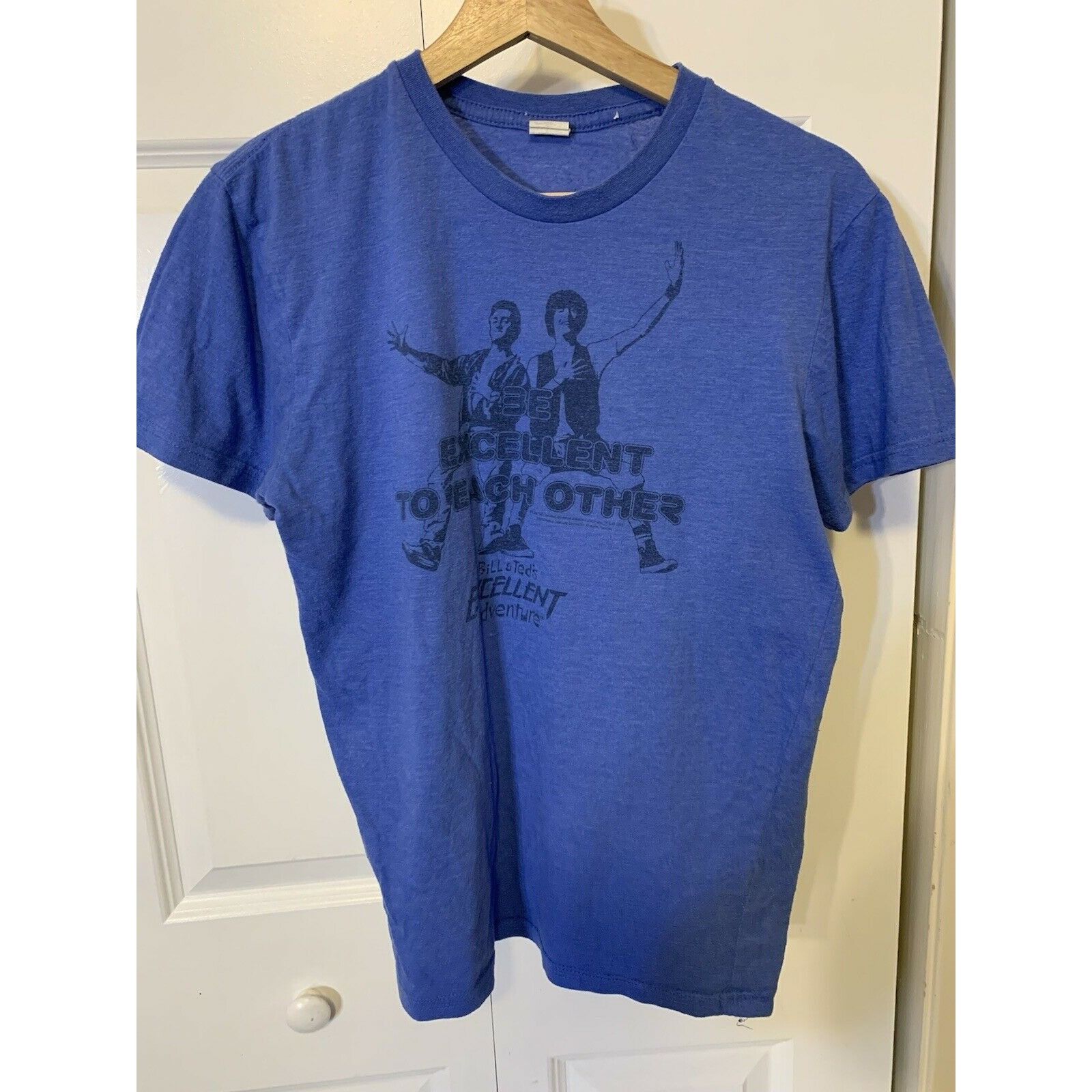 Other Bill & Teds Excellent Adventure Men’s Sz S T-Shirt Blue Size US S / EU 44-46 / 1 - 4 Thumbnail