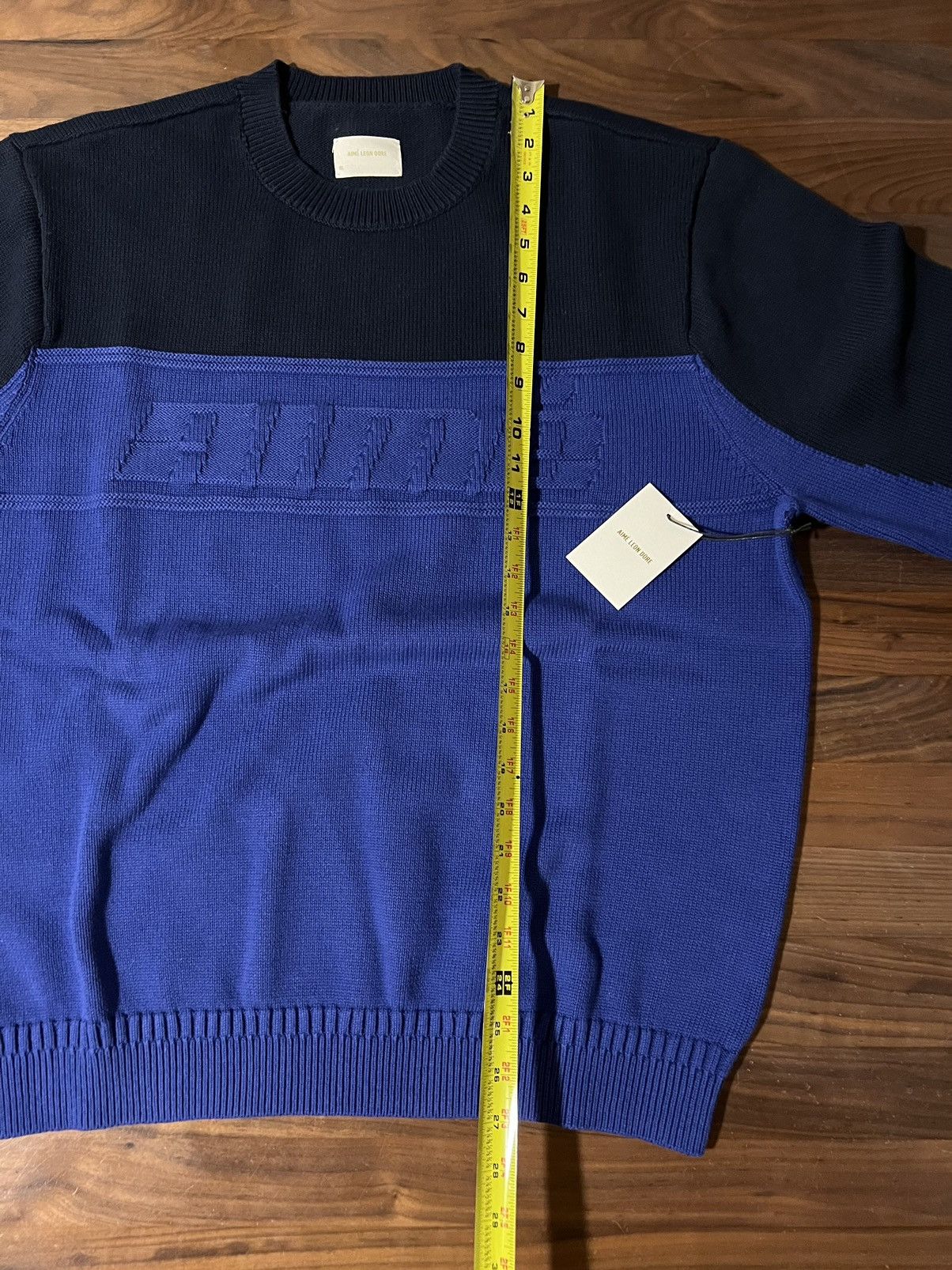 Aime Leon Dore Aime Leon Dore ALD Aimé Sport Logo Crewneck Sweater Royal XL Size US XL / EU 56 / 4 - 7 Thumbnail
