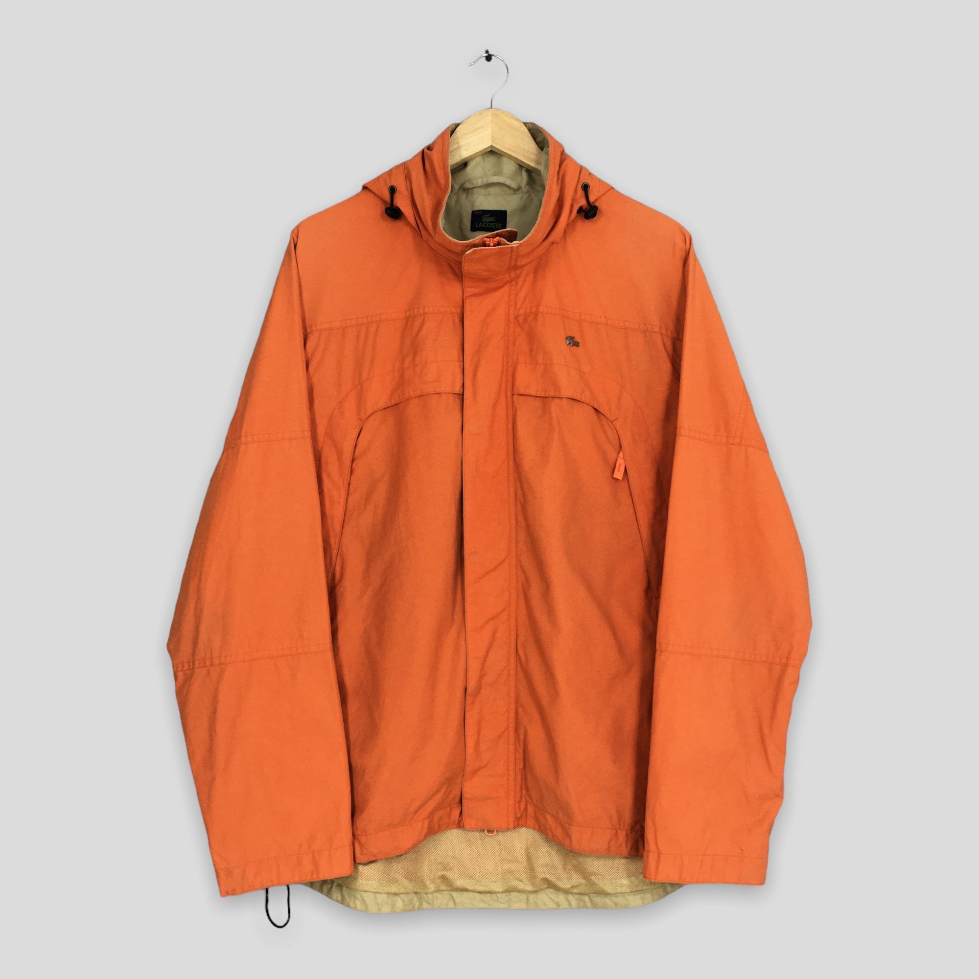 Lacoste Vintage Chemise Lacoste Hoodie Windbreaker Jacket Large Size US L / EU 52-54 / 3 - 1 Thumbnail