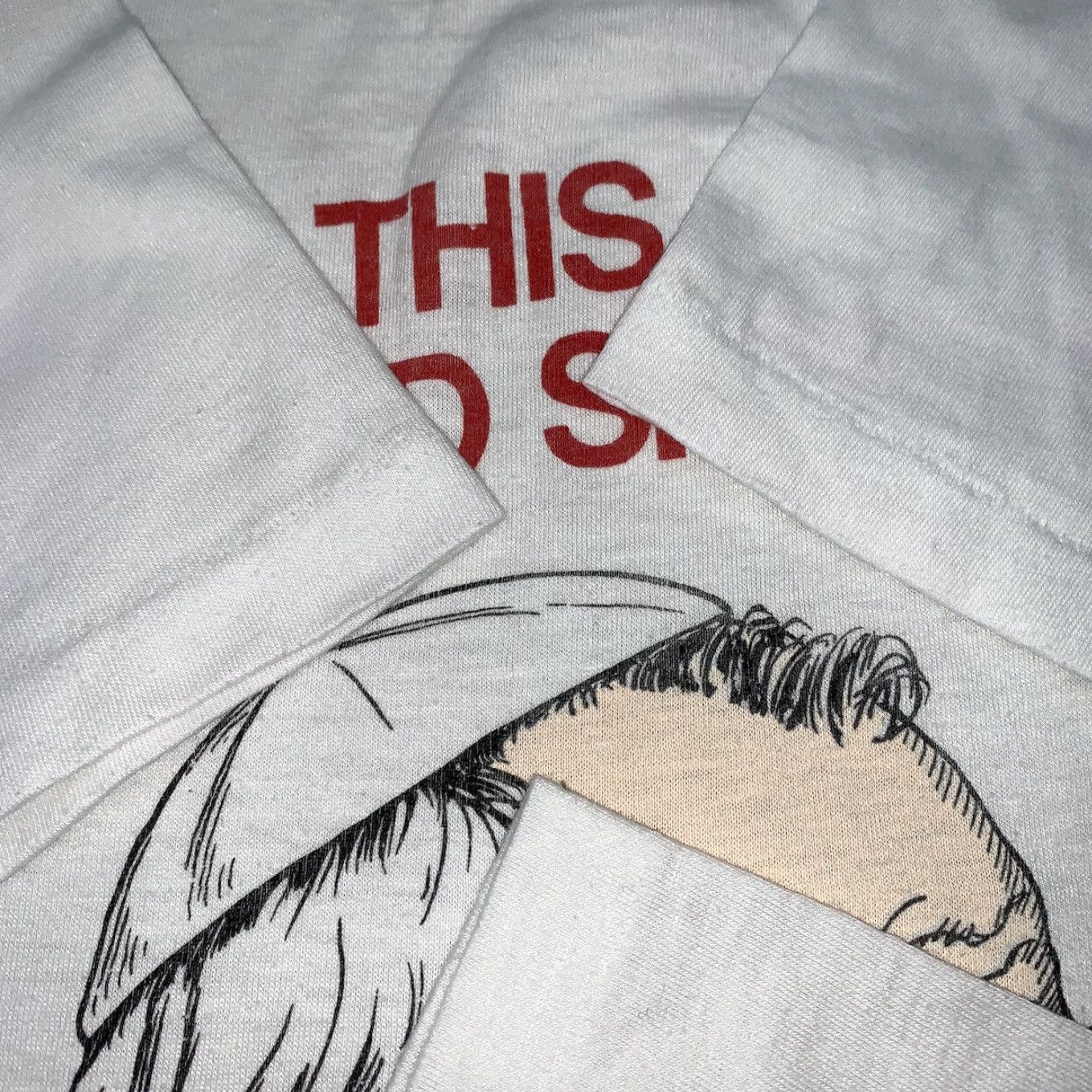 Vintage VINTAGE Pope John Paul II Shirt White 80s Mens L Crew Neck Short Sleeve Graphic Print Size US L / EU 52-54 / 3 - 6 Thumbnail