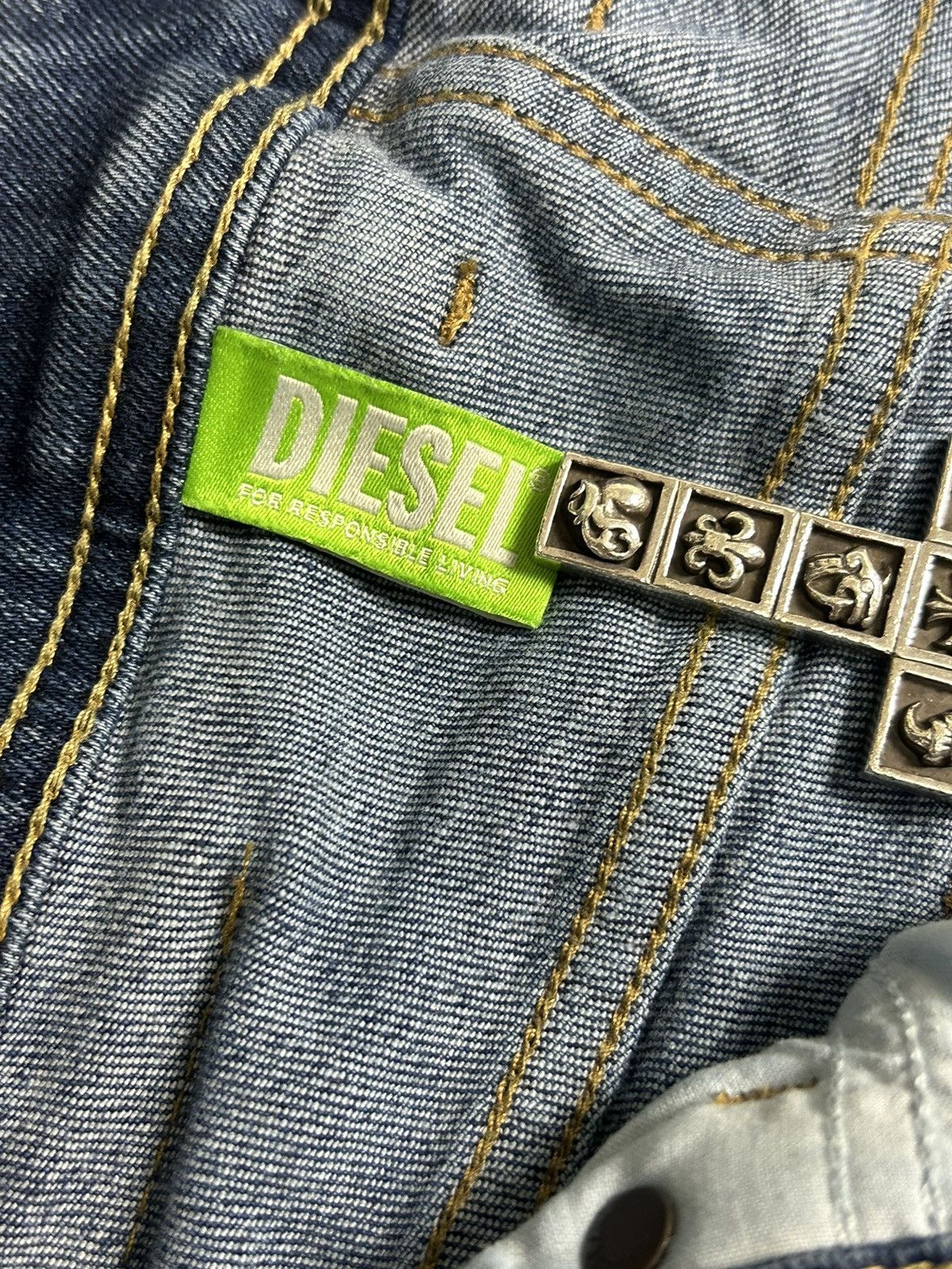 Diesel Diesel Stone Wash Zatiny BootCut Flare Jeans Size US 32 / EU 48 - 15 Thumbnail