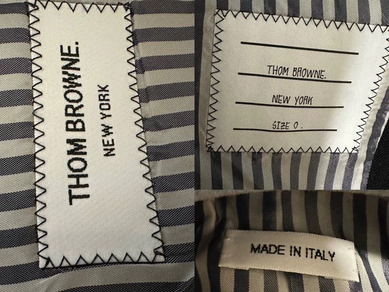 Thom Browne Thom Browne Size 0 Charcoal black suit 2503-Nextarrow Size 38R - 4 Thumbnail