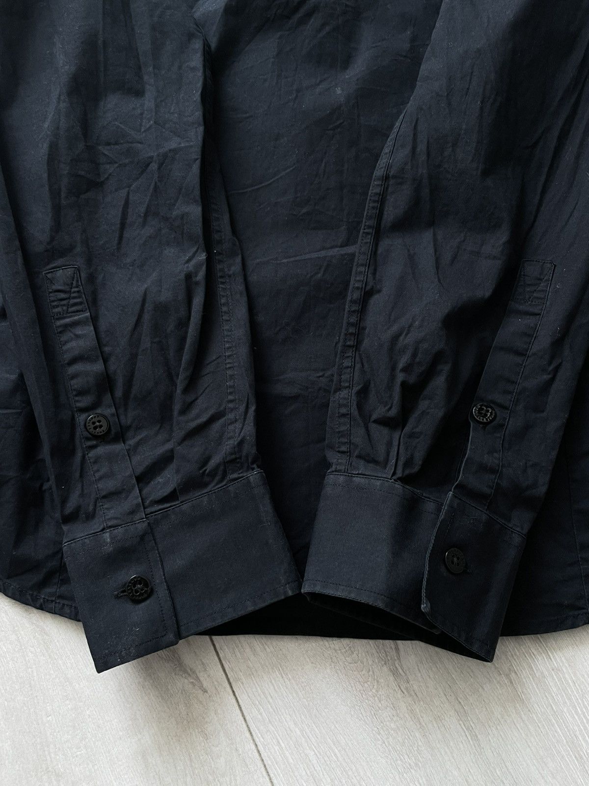 Versace Jeans Couture Versace Jeans Black Tiger Shirt Button Up Long Sleeve RARE Size US M / EU 48-50 / 2 - 6 Thumbnail