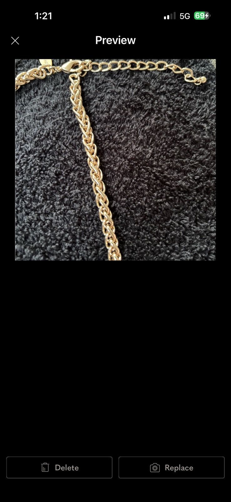 Chicos Chico's Gold-Tone Multi Charm Necklace with Amber Accents Size ONE SIZE - 5 Thumbnail
