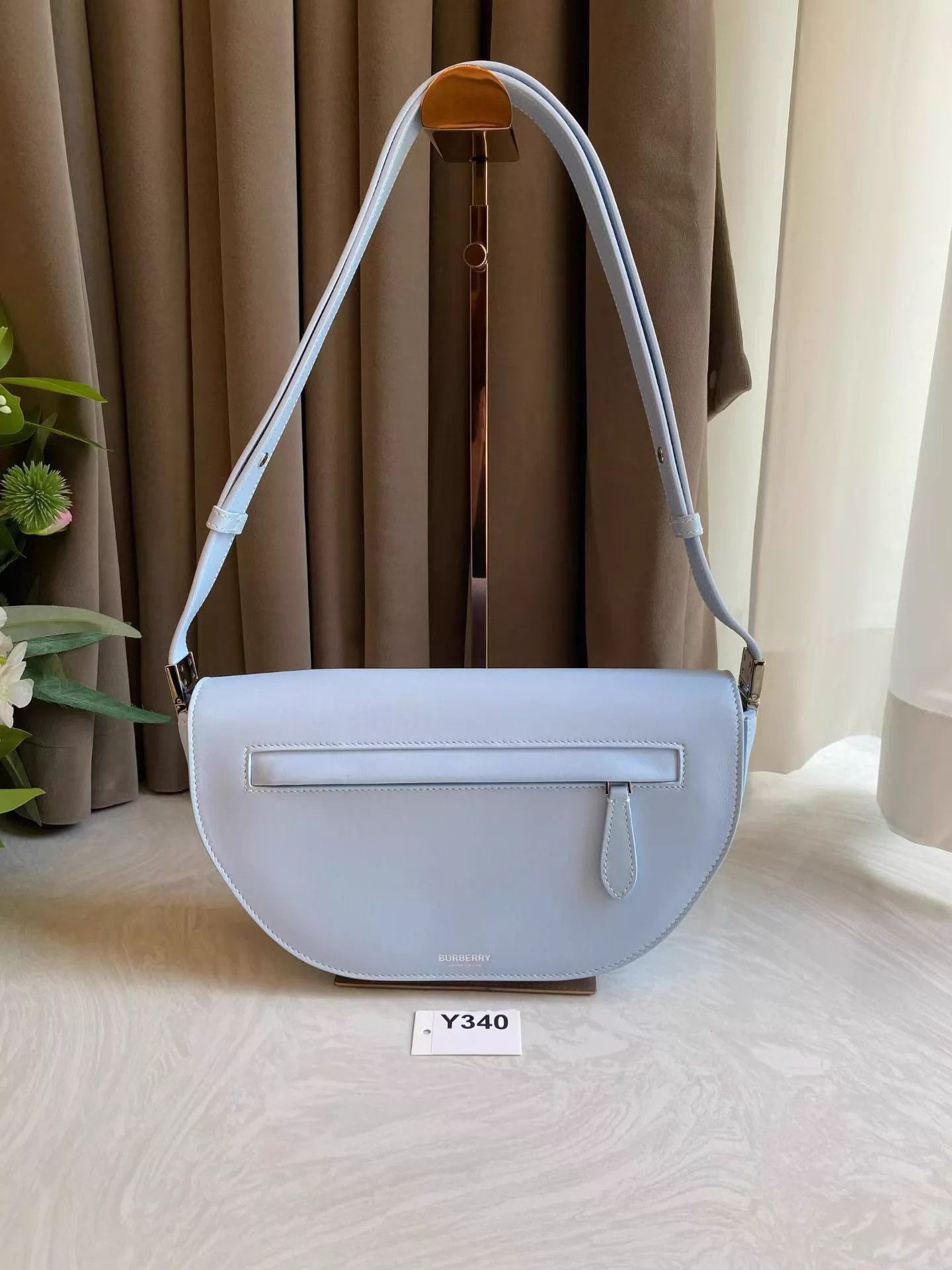Burberry Burberry Olympia Small Ice Blue Macaron New Bag Size ONE SIZE - 1 Thumbnail