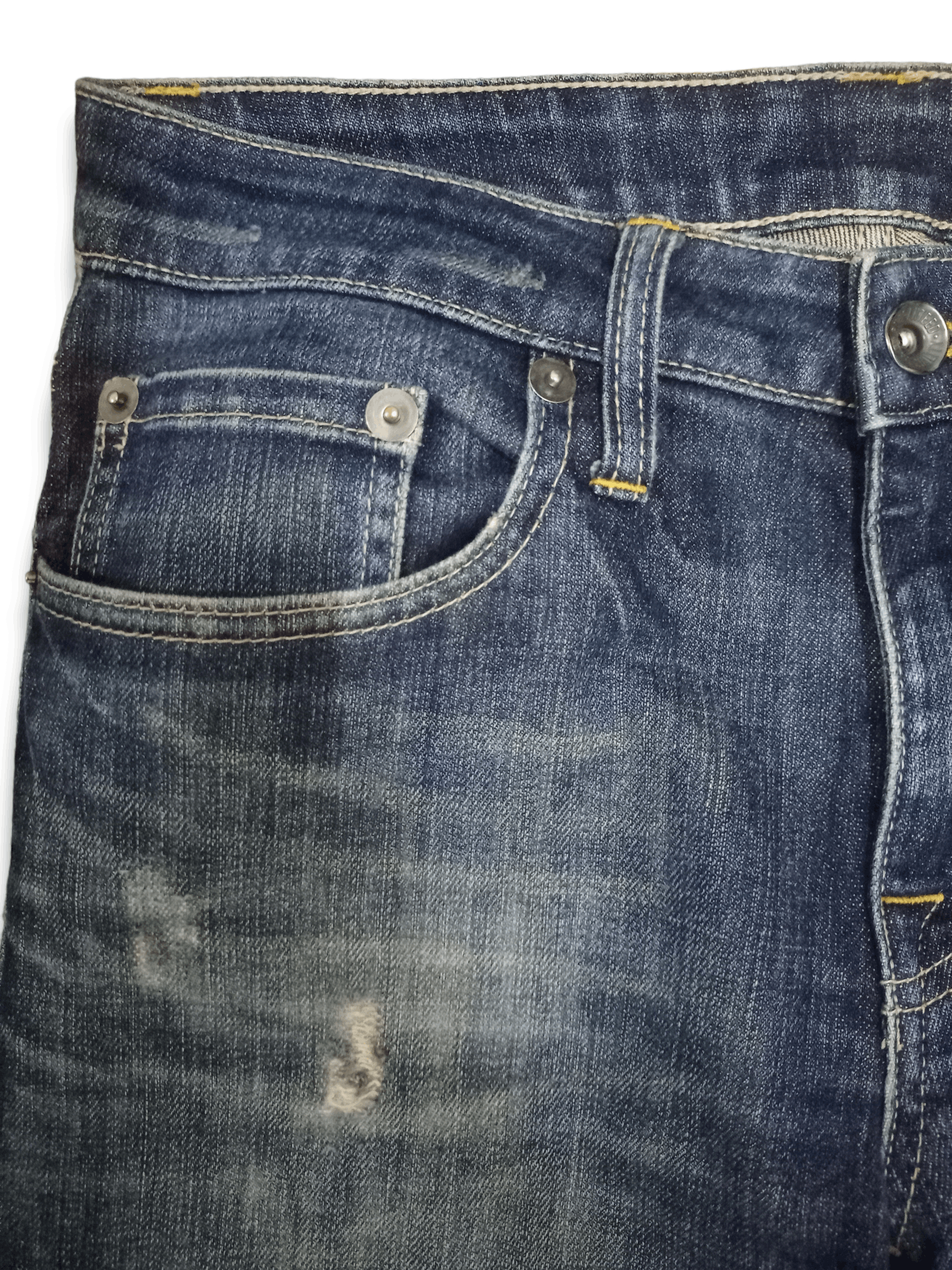 Japanese Brand × Vintage SALES🔥 Vintage Japanese Brand Distressed Jeans Size US 29 - 4 Thumbnail