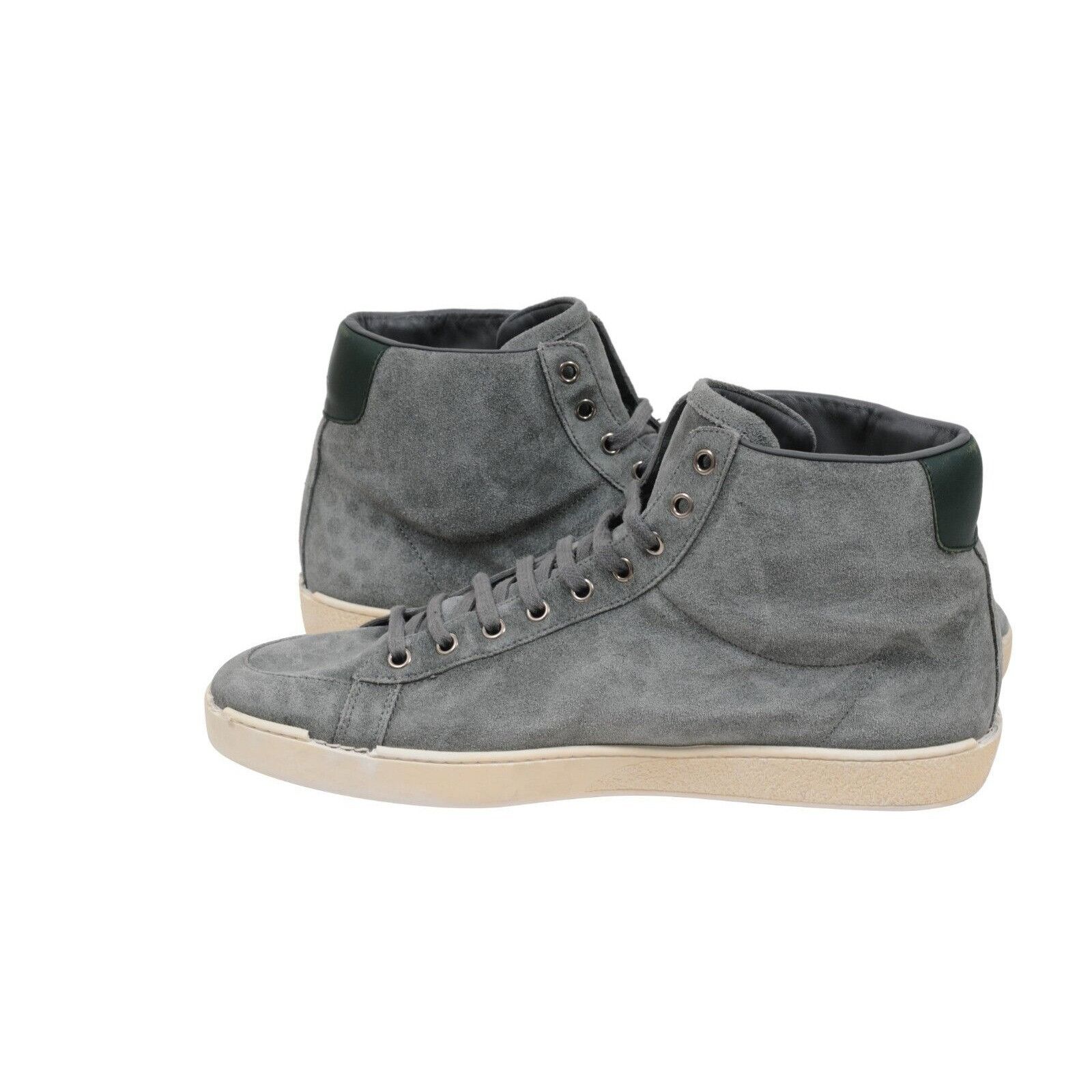 Gucci Mint Green Suede High Top Sneakers Size US 11.5 / EU 44-45 - 10 Thumbnail