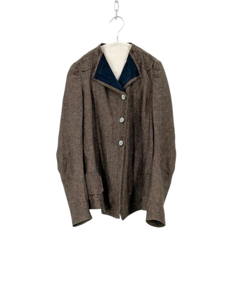 Dries Van Noten DRIES VAN NOTEN size:36 linen jacket Size US XXS / EU 40 - 1 Thumbnail