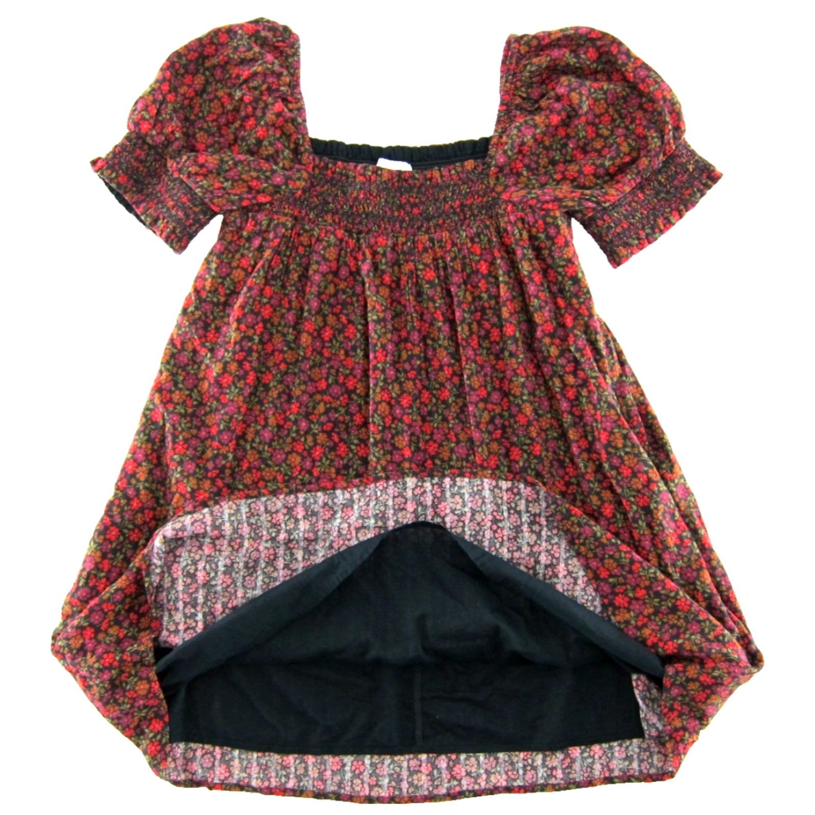 American Eagle Outfitters American Eagle Outfitters Dress M Pink Floral Puff Sleeve Smock Short Sleeve A-Line Shirt Dress Womens Size M / US 6-8 / IT 42-44 - 4 Thumbnail