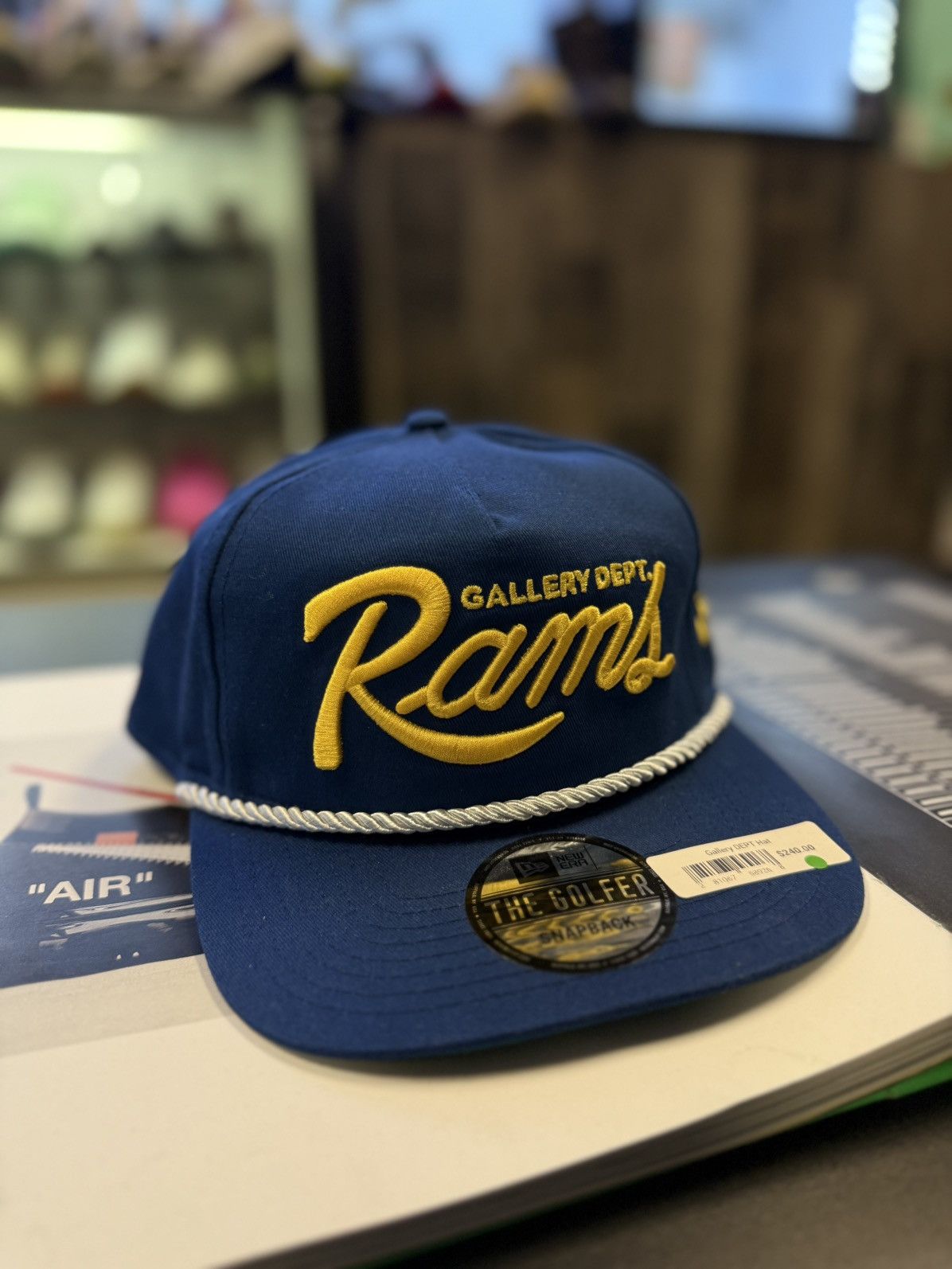 Gallery Dept. Gallery DEPT NFL Rams Hat Blue SnapBack Size ONE SIZE - 3 Thumbnail