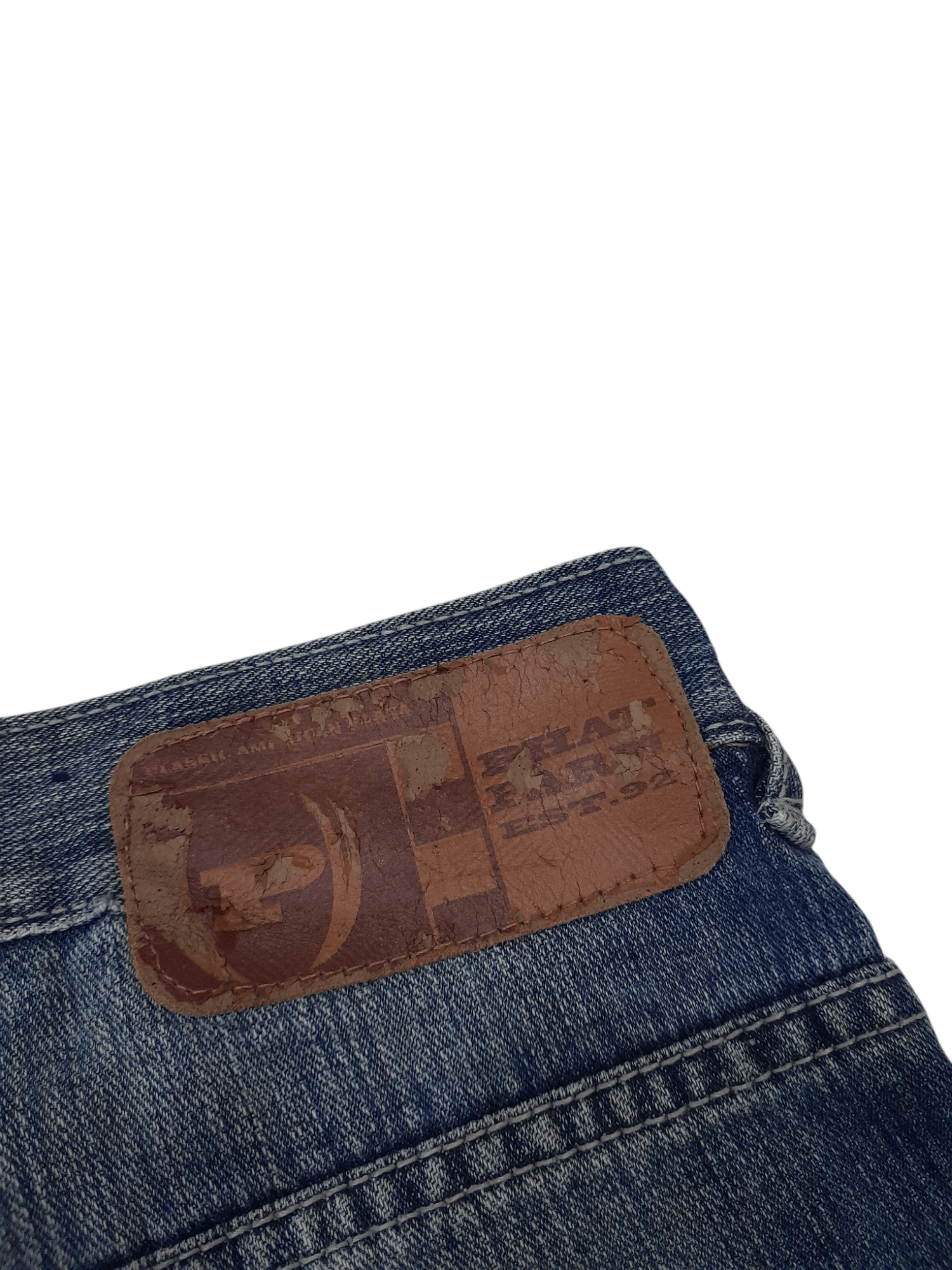 Phat Farm Phat Farm Russell Simmons Baggy Denim (F415) Waist 36 Size US 36 / EU 52 - 7 Thumbnail