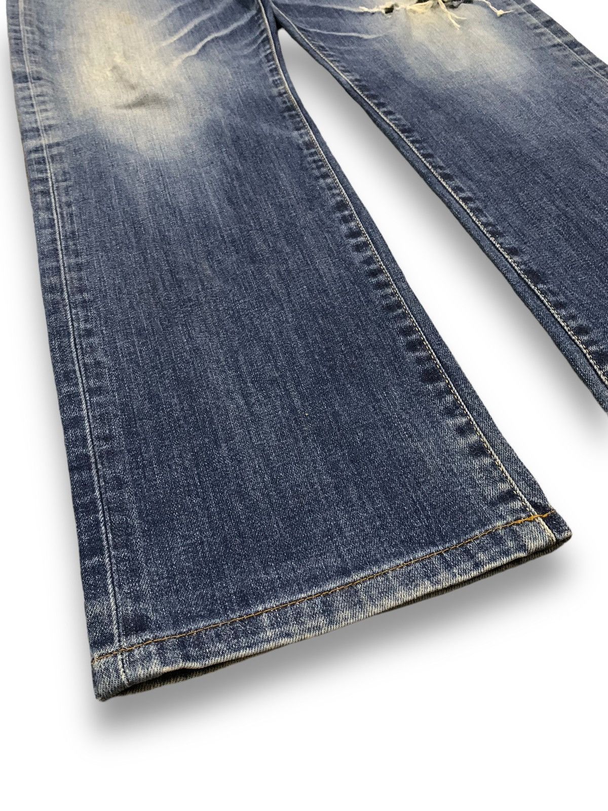 Undercover × Uniqlo Vintage Uniqlo S001 Straight Leg Distressed Grunge Jeans Size US 33 - 8 Thumbnail