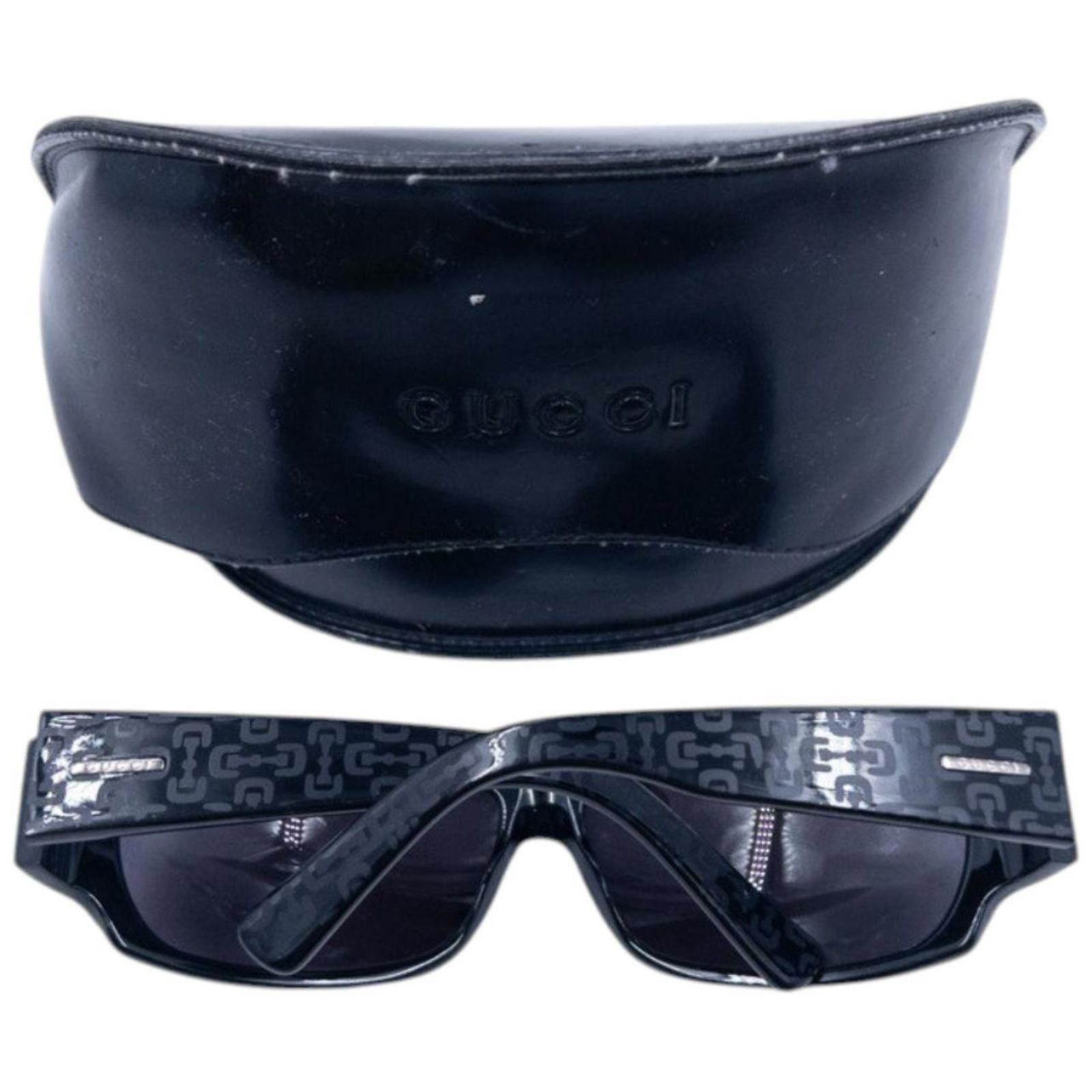 Gucci Vintage Gucci Monogram Sunglasses Size ONE SIZE - 8 Thumbnail
