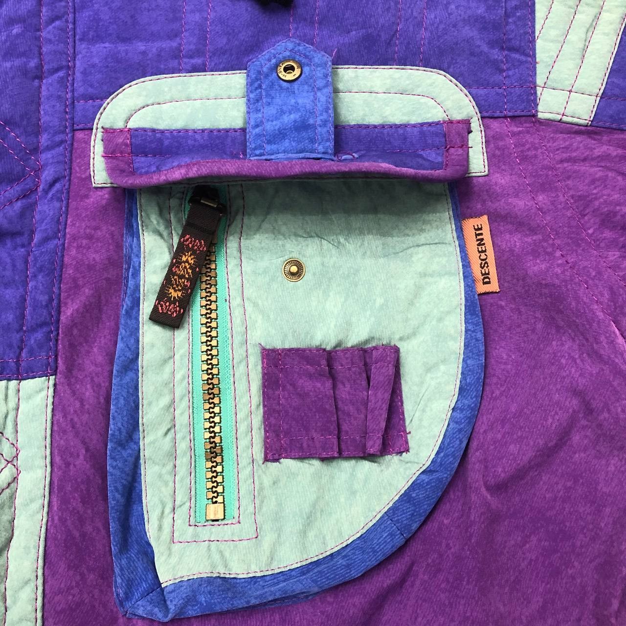 Descente Y152. VTG DESCENTE JAPAN SKI WINTER FLEECE JACKET Size US M / EU 48-50 / 2 - 13 Thumbnail