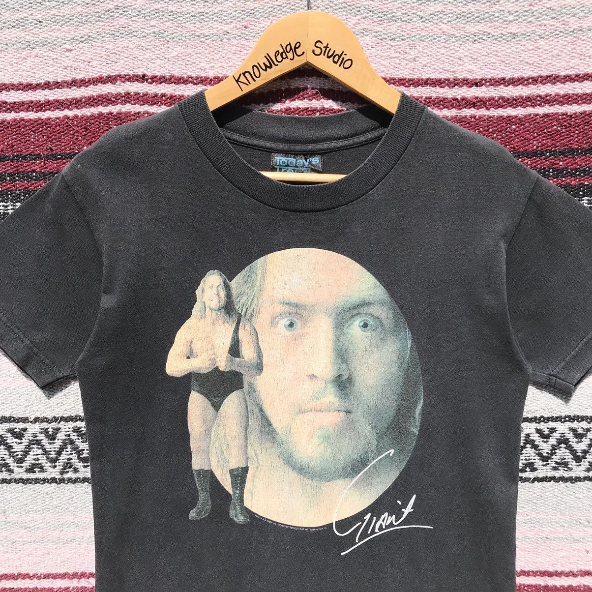 Vintage × WCW/nWo Vintage 1998 The Giant WCW Wrasler Tee Big Show SunFaded Size US S / EU 44-46 / 1 - 7 Thumbnail