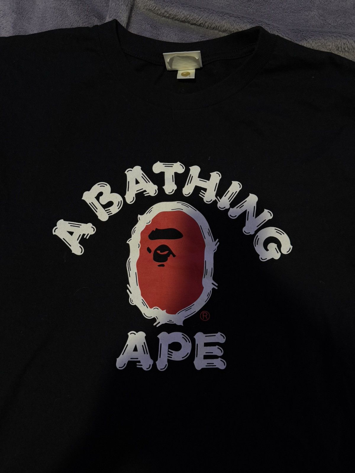 Bape Bape Logo Tee Size US L / EU 52-54 / 3 - 1 Thumbnail
